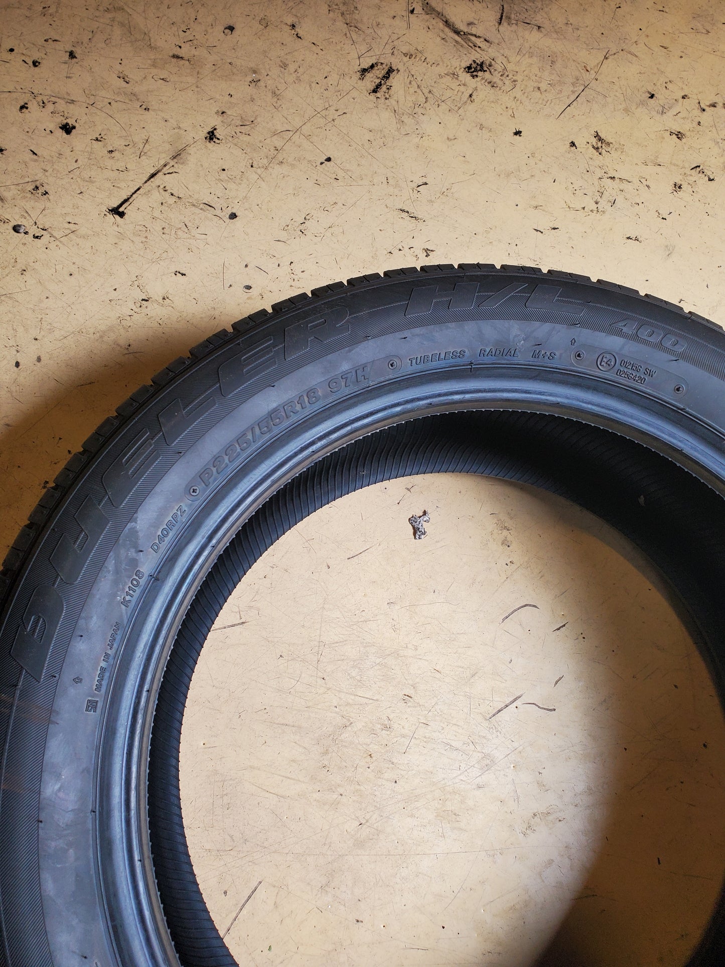 BRIDGESTONE DUELER H/L 400 BSW P 225 55 18 97H ALL SEASON TIRE 000632