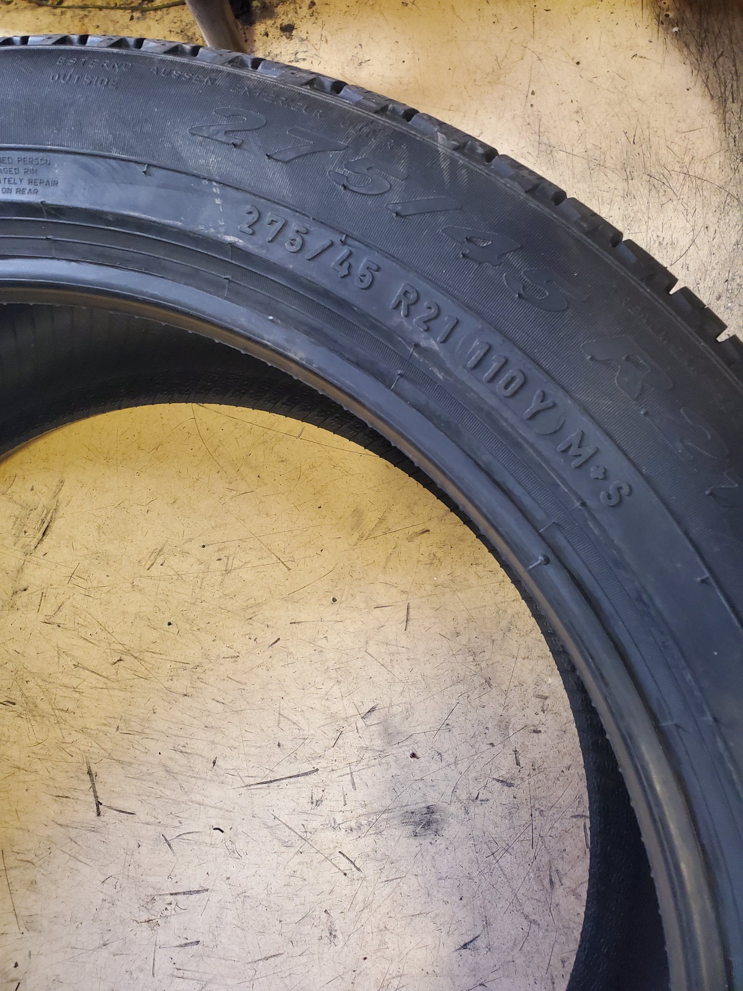 PIRELLI SCORPION VERDE A/S BSW P 275 45 21 110Y XL ALL SEASON TIRE 2166800