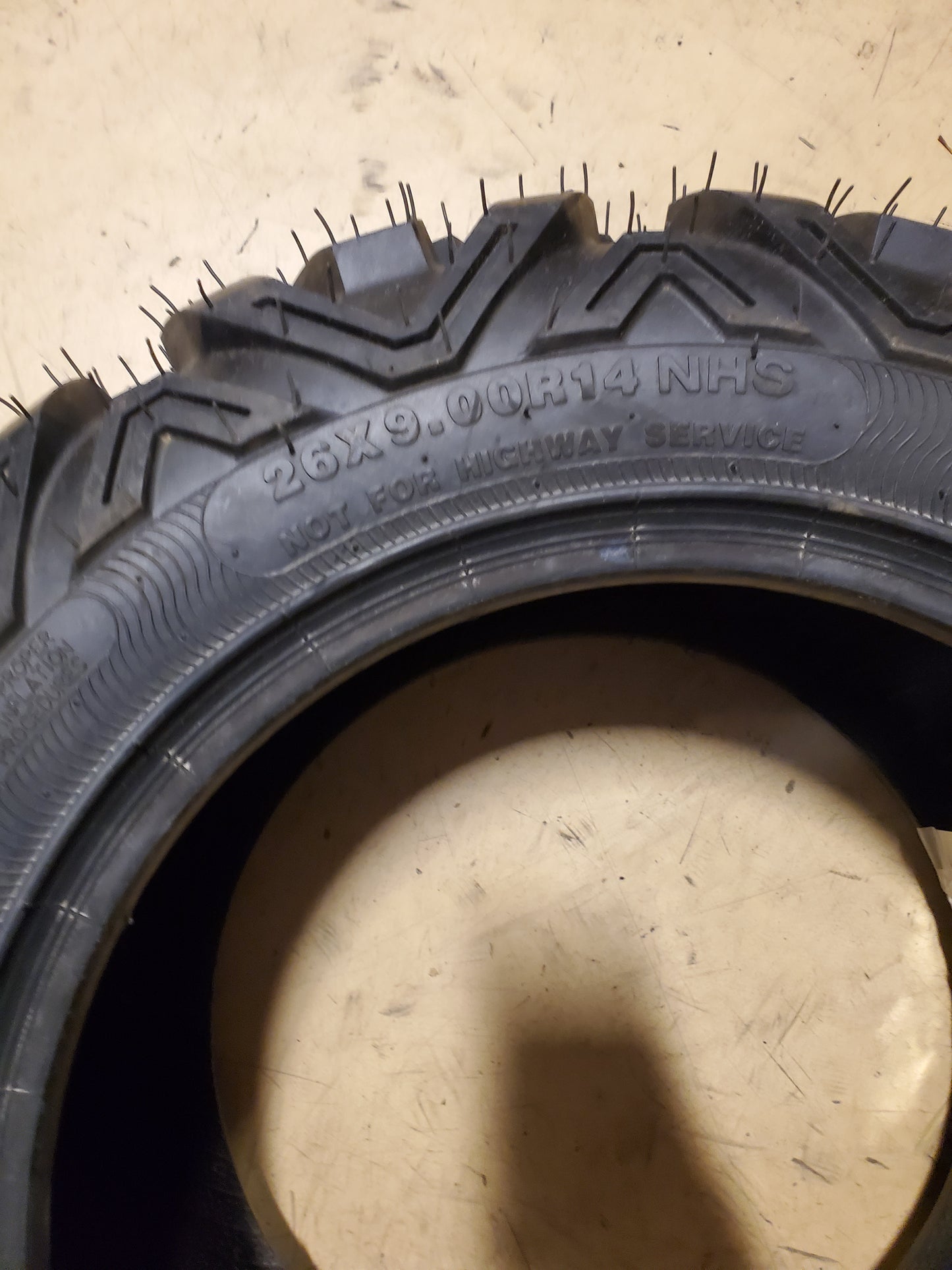 NOS OTR WIZZARD BSW 26 9 14 6PLY ATV/UTV TIRE T1140626900R14