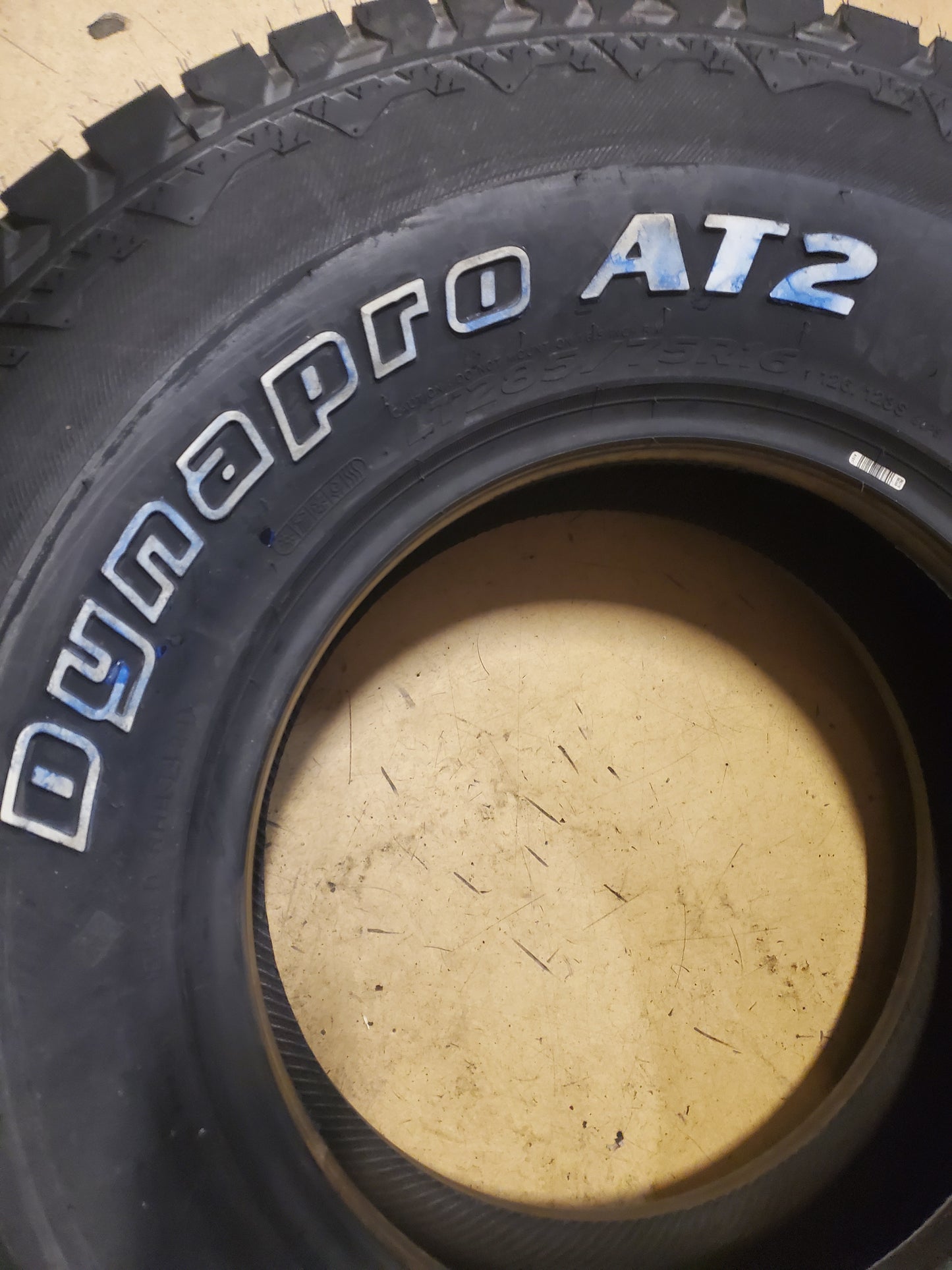 HANKOOK DYNAPRO AT2 BSW LT 285 75 16 126/123S 10PLY ALL TERRAIN TIRE 2020871