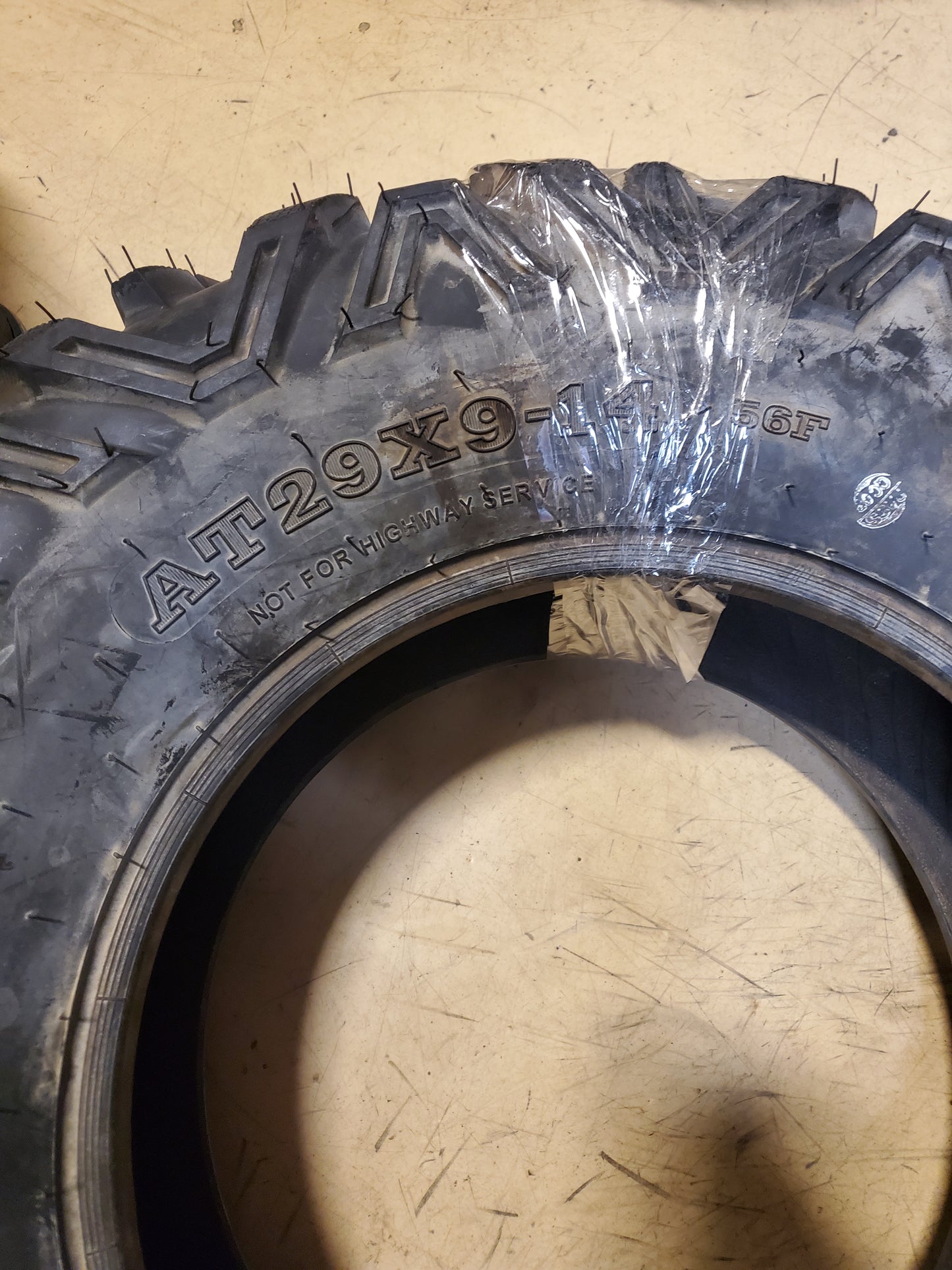 TIRE GUIDER ATLAS BSW AT 29 9 14 56F 6PLY ATV/UTV TIRE 5F803C0001