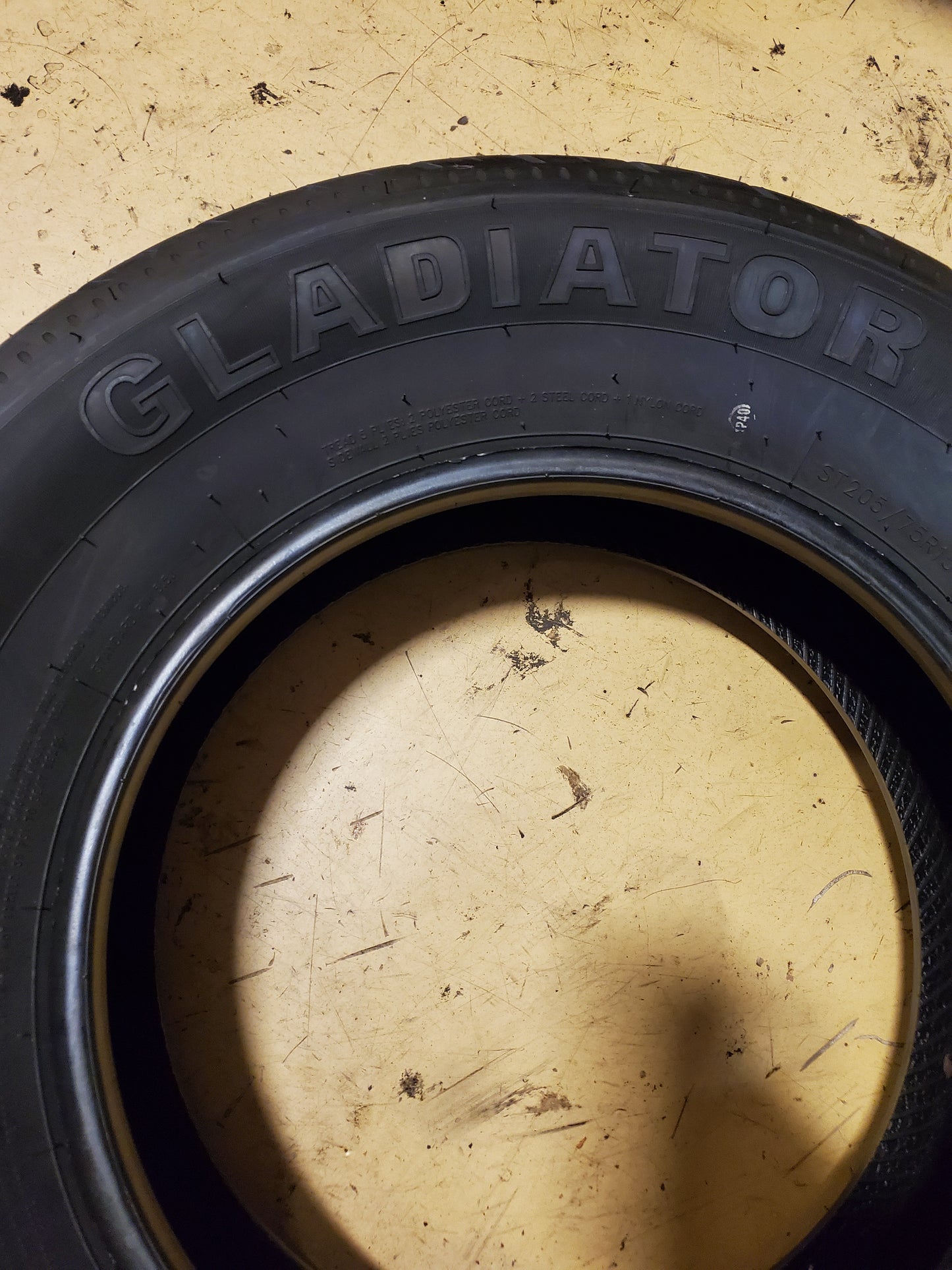 GLADIATOR QR25-TS TRAILER BSW ST 205 75 15 107/102N 8PLY TRAILER TIRE 1943002052