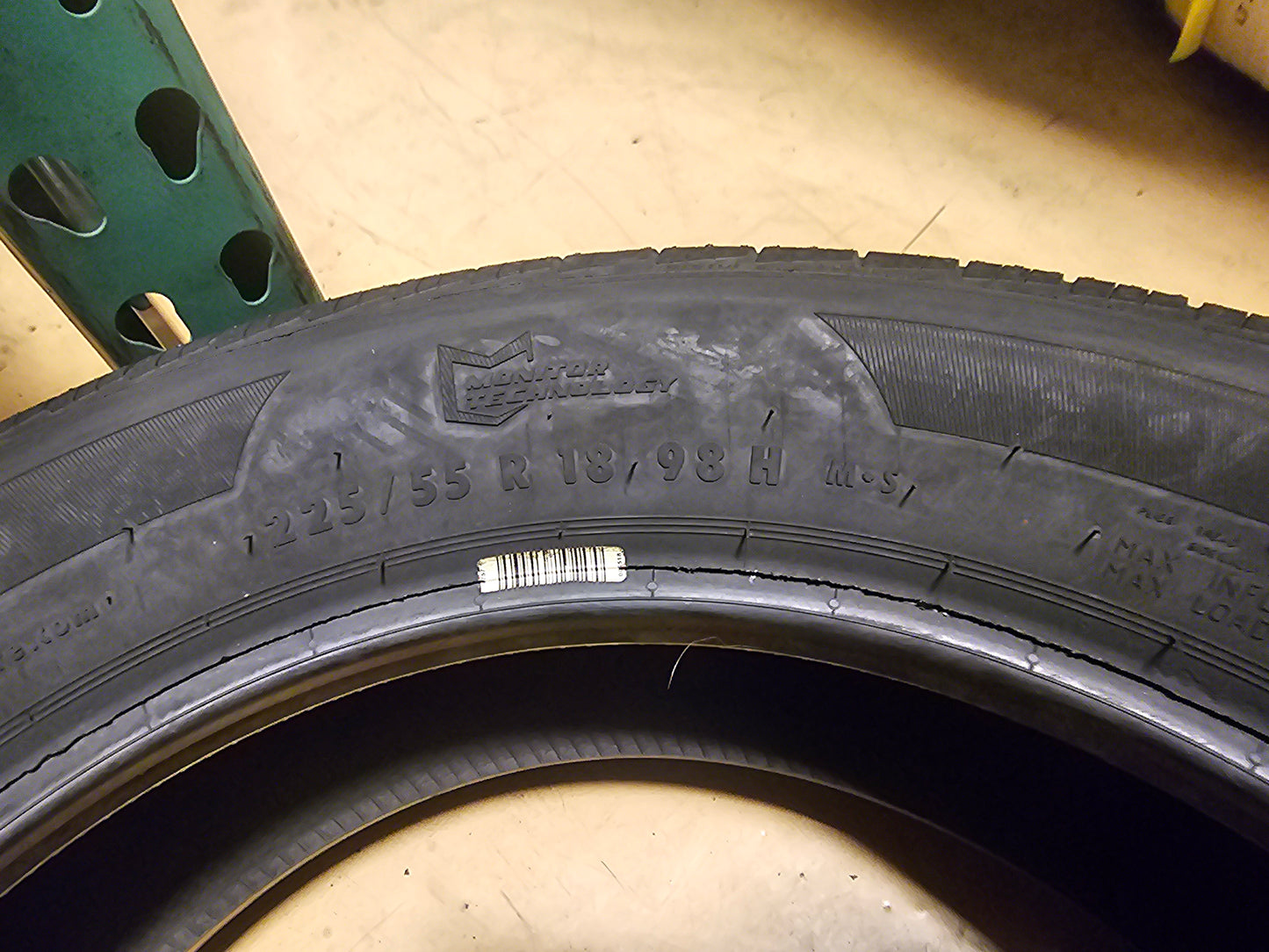 2 GENERAL ALTIMAX RT43 P 225 55 18 98H SL ALL SEASON TIRES 15497950000
