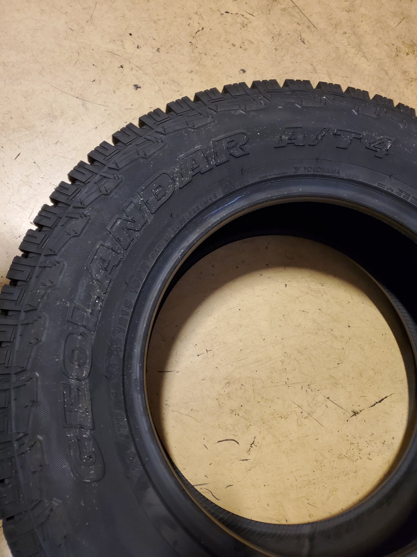YOKOHAMA GEOLANDAR A/T4 G018 LT 265 70 18 124/121S 10PLY ALL TERRAIN TIRE 110101840