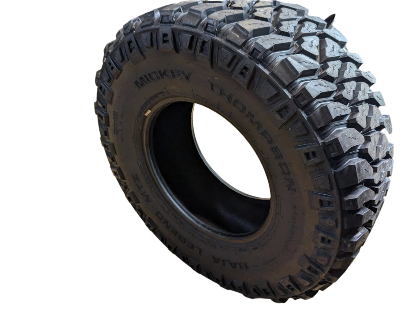 (KSL ONLY) 4 MICKEY THOMPSON BAJA LEGEND MTZ BSW LT 37 13.5 18 124Q D MUD TERRAIN TIRE 331149005