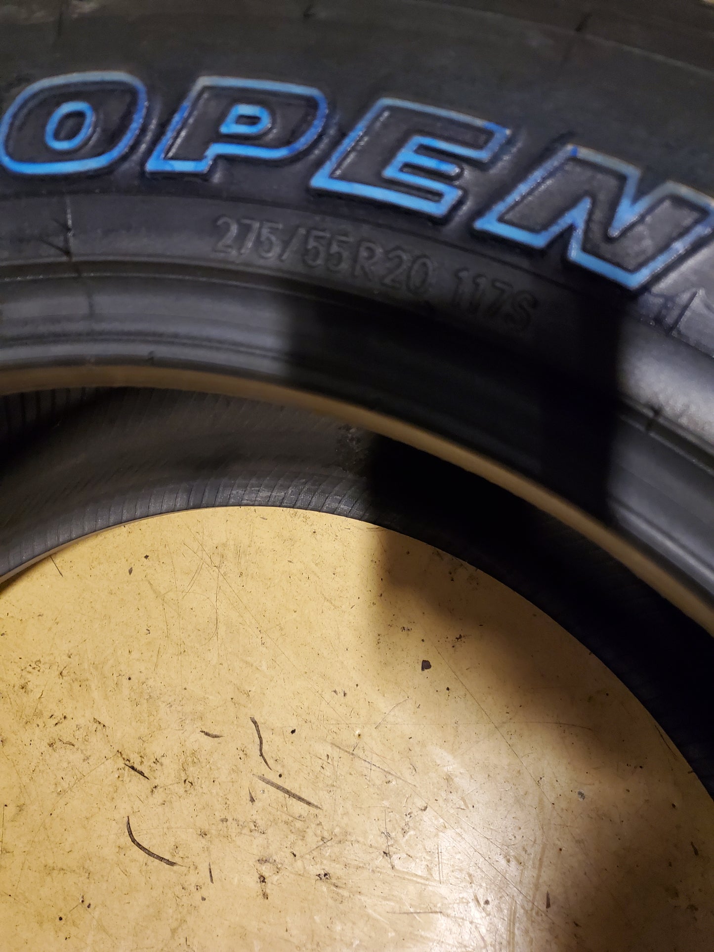 NOS TOYO OPEN COUNTRY H/T OWL P 275 55 20 117S HIGHWAY TIRE 362700