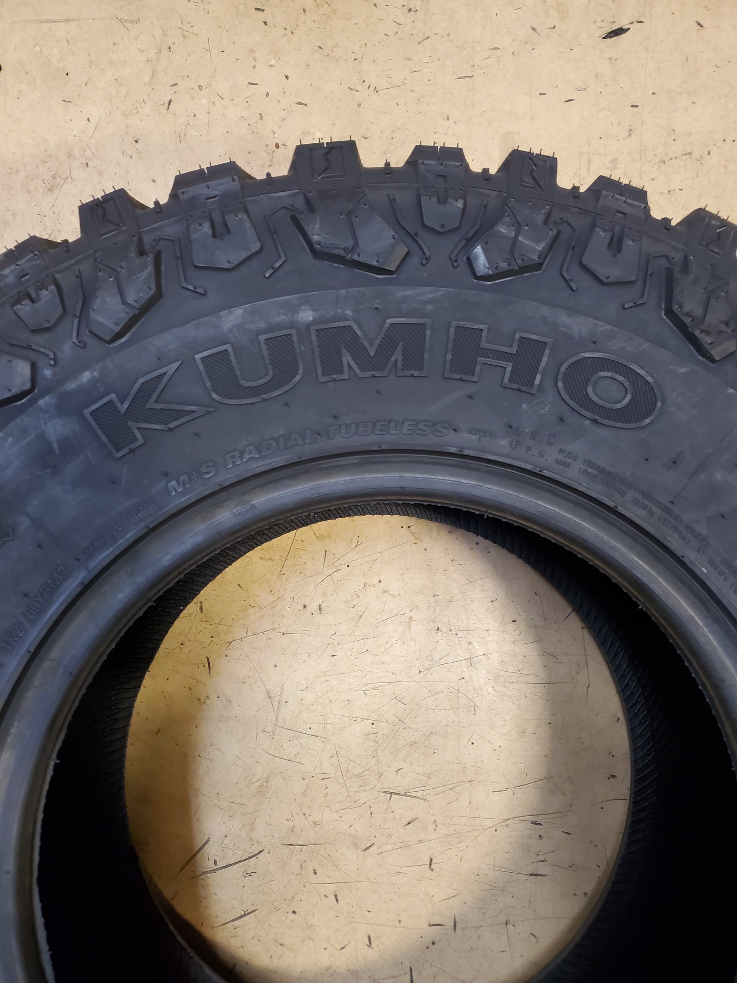 KUMHO ROADVENTURE MT71 BSW LT 31 10.50 15 109Q 6PLY MUD TIRE 2270733