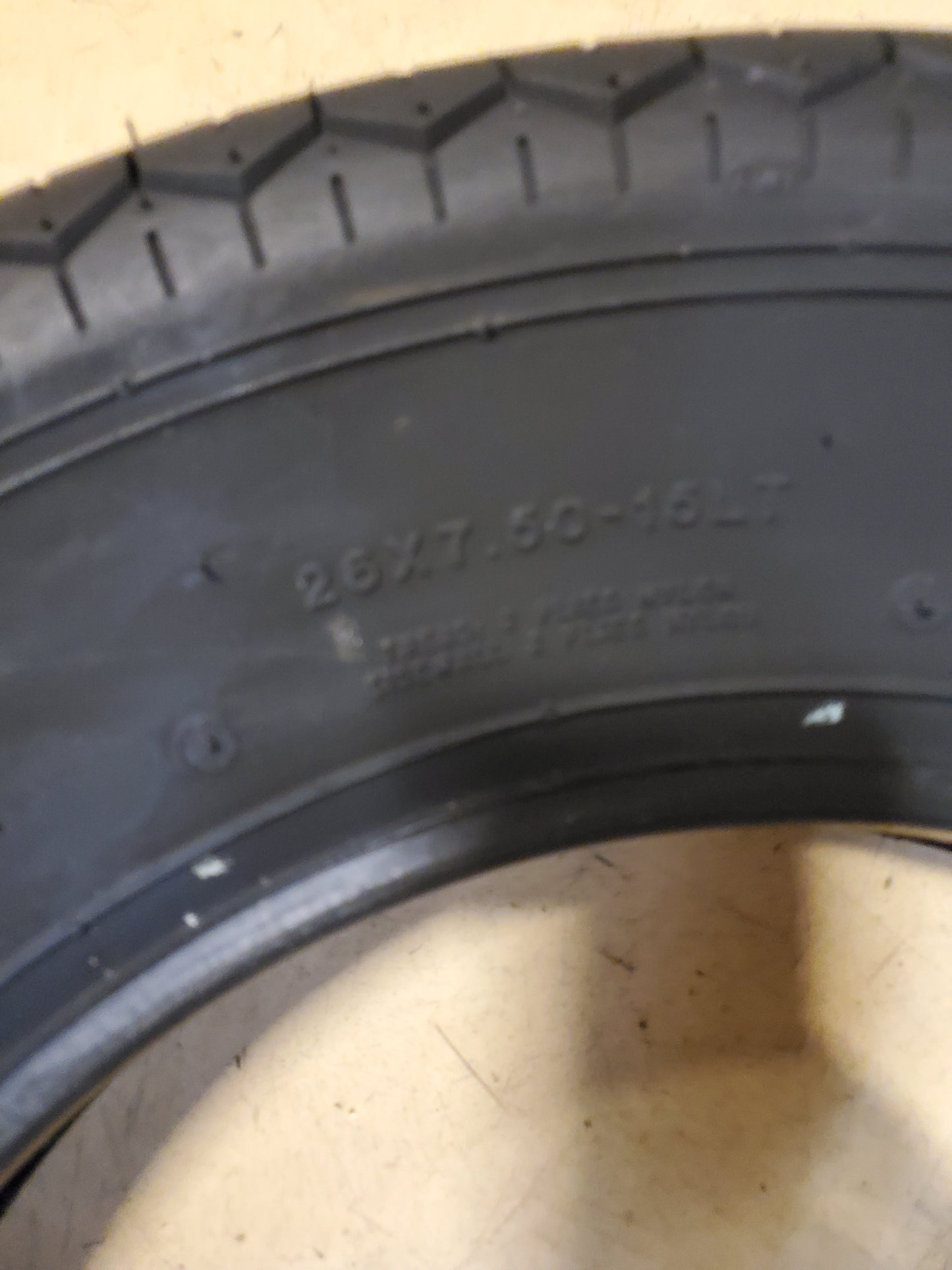 2 MICKEY THOMPSON SPORTSMAN FRONT BSW 26 7.5 15 4PLY RACING TIRE 321027005