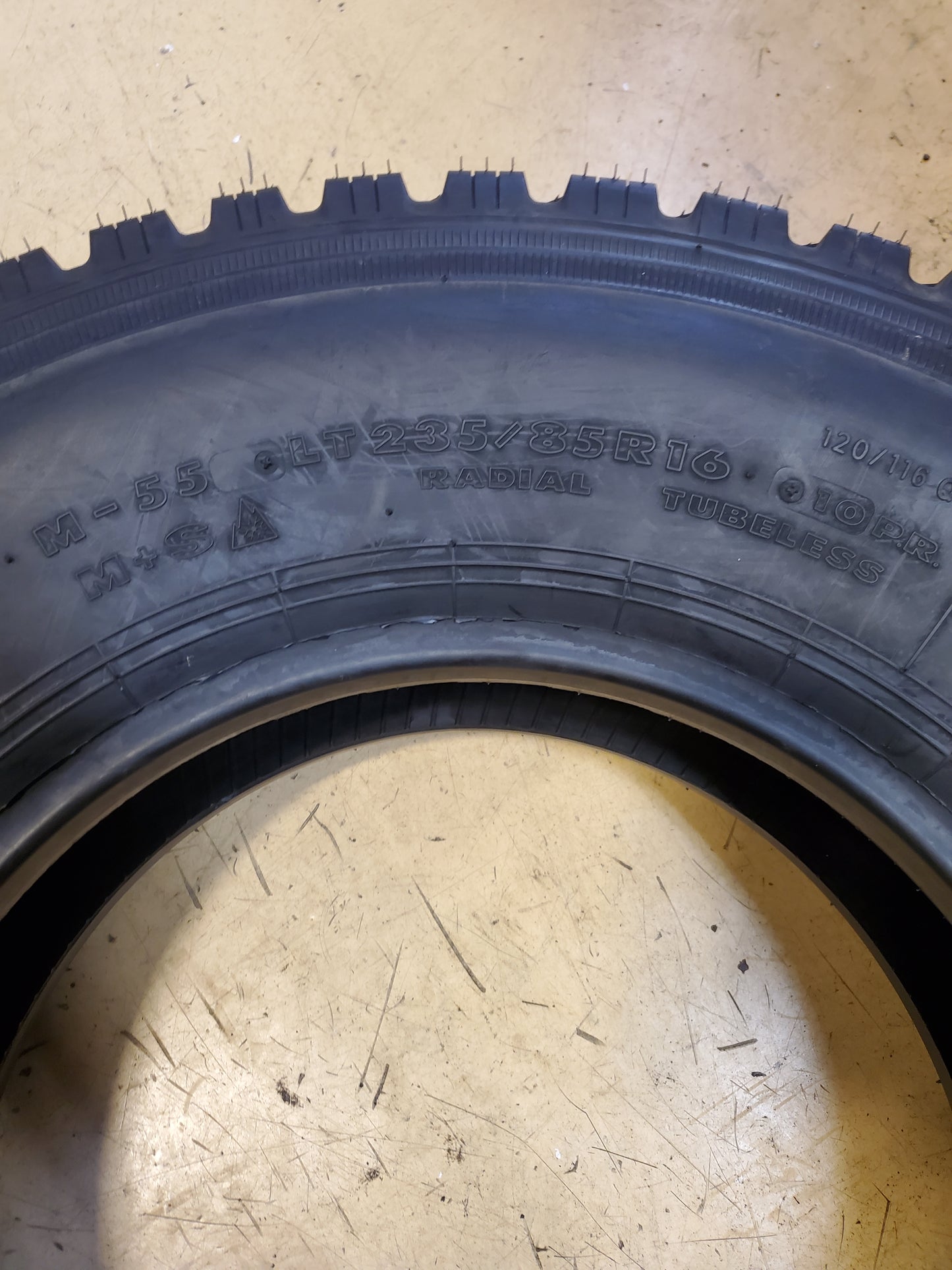 TOYO M-55 BSW LT 235 85 16 120/116Q 10PLY ALL SEASON TIRE 312290
