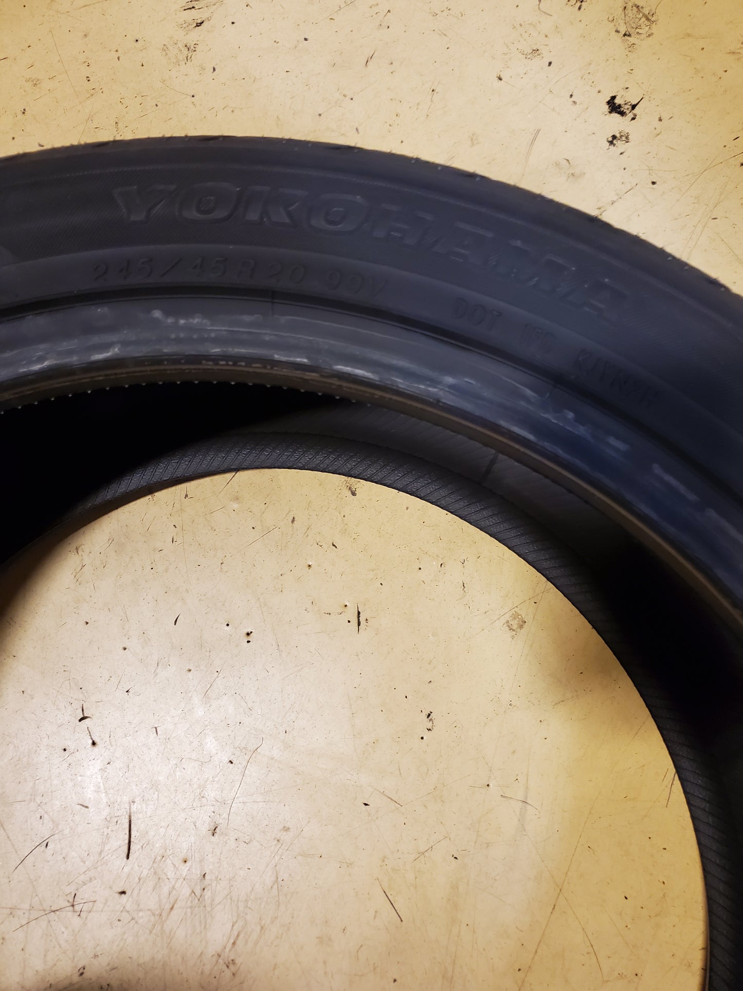 YOKOHAMA PARADA SPEC-X BSW P 245 45 20 99V PERFORMANCE TIRE 110100247