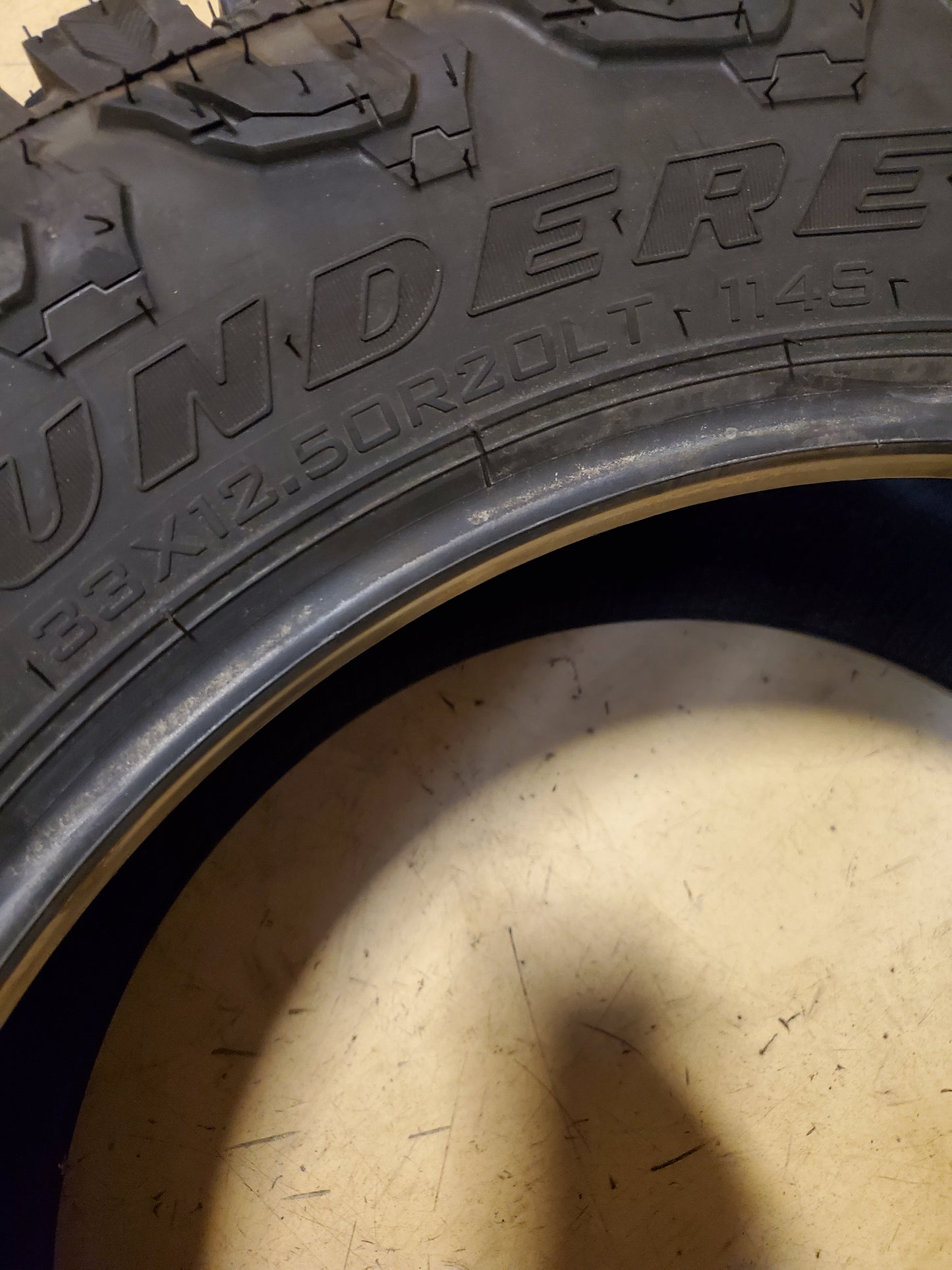 THUNDERER RANGER ATR BSW LT 33 12.5 20 114S 10PLY ALL TERRAIN TIRE TH1747