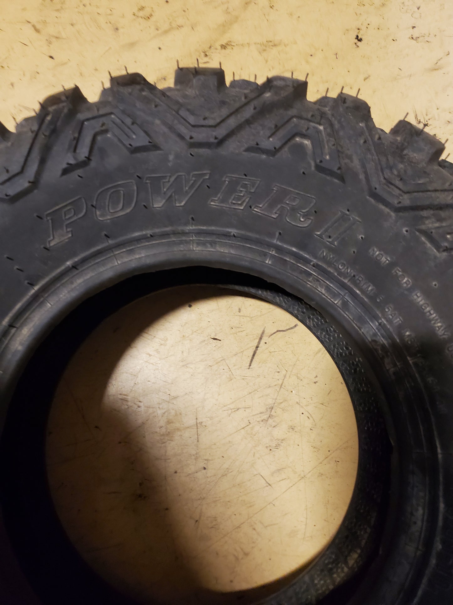NOS SUNF POWER II BSW AT 22 7 10 35J 6PLY ATV/UTV TIRE LCF1A051220710