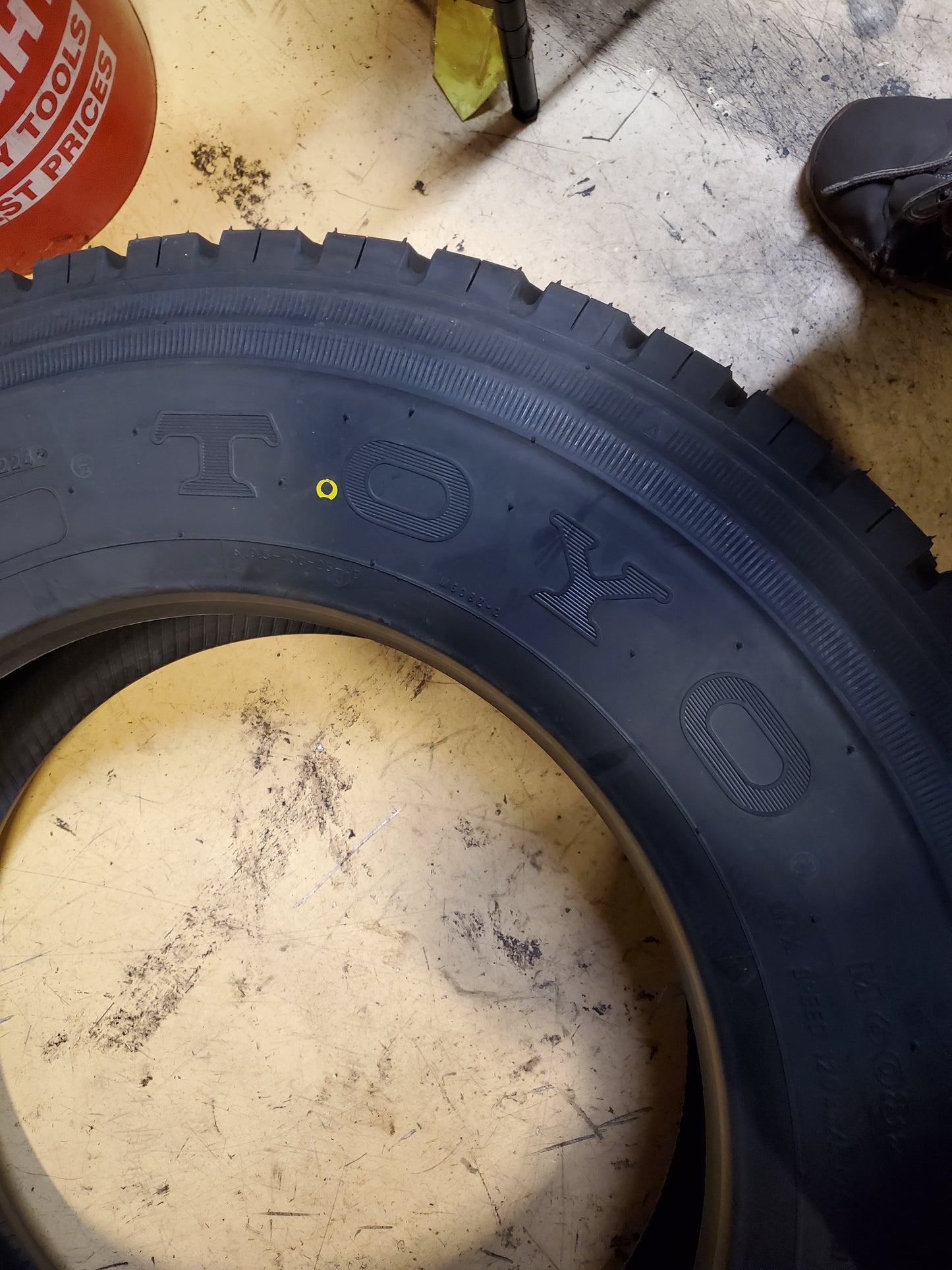 TOYO M 608Z BSW 265 70 19.5 140/138L 14PLY COMMERCIAL TIRE 556190