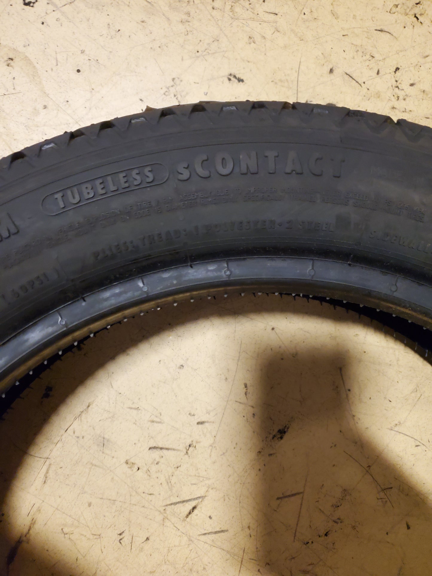 CONTINENTAL SCONTACT BSW T 125 70 15 95M TEMPORARY TIRE 0311360000