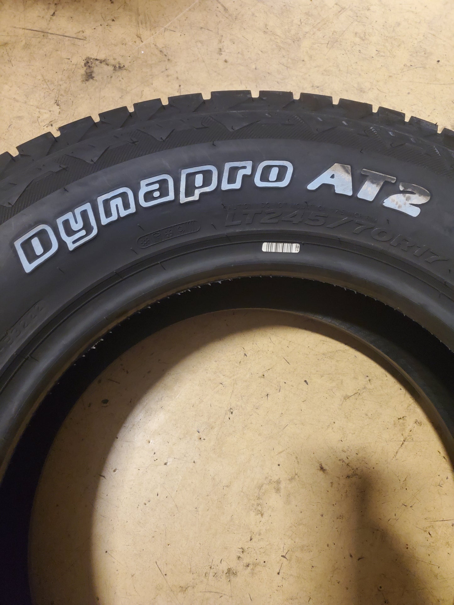 HANKOOK DYNAPRO AT2 RF11 OWL LT 245 70 17 119/116S 10PLY ALL TERRAIN TIRE 2020852