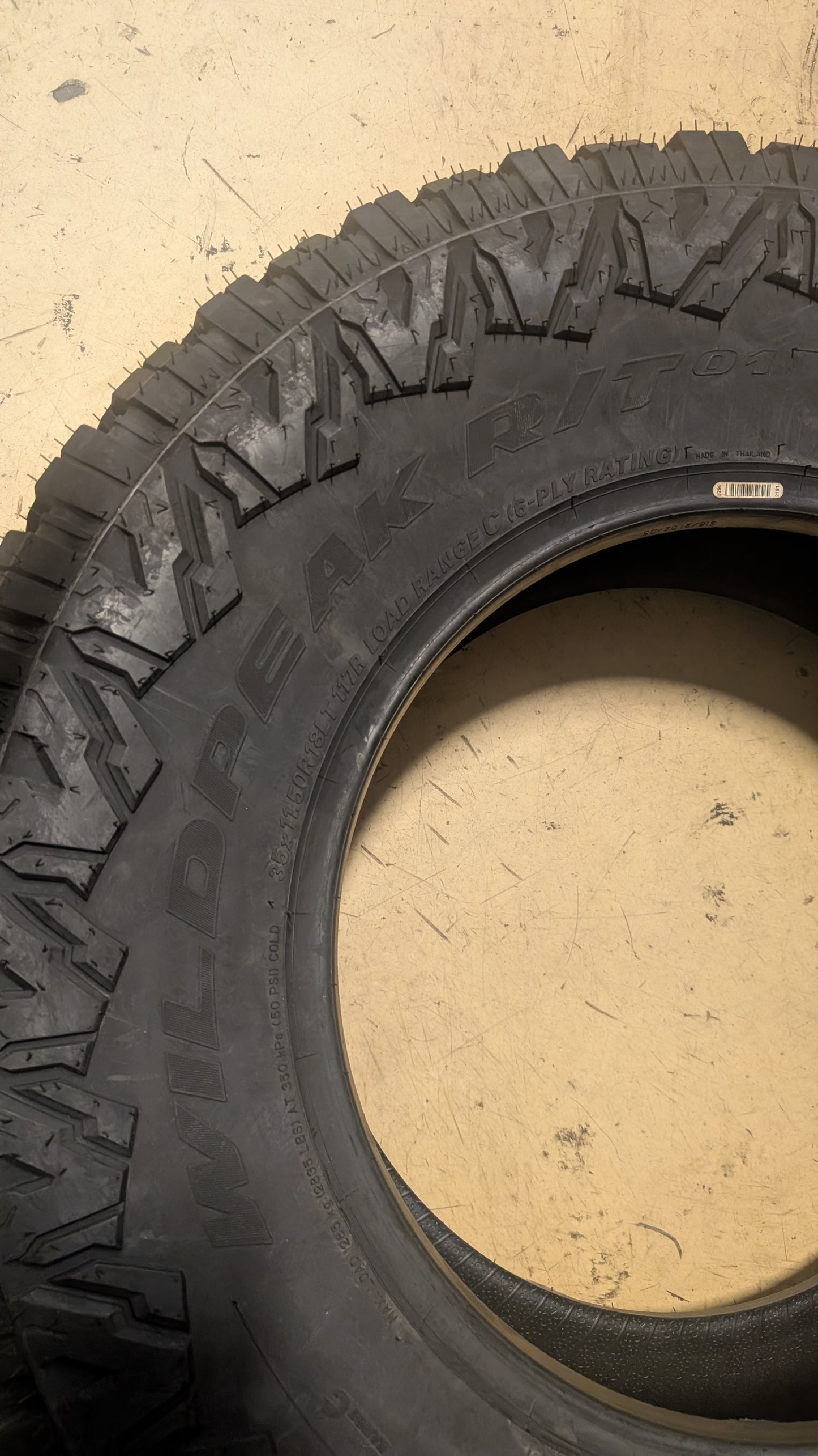 FALKEN WILDPEAK R/T01 BSW LT 35 11.5 18 117R 6PLY RUGGED TIRE 28757667