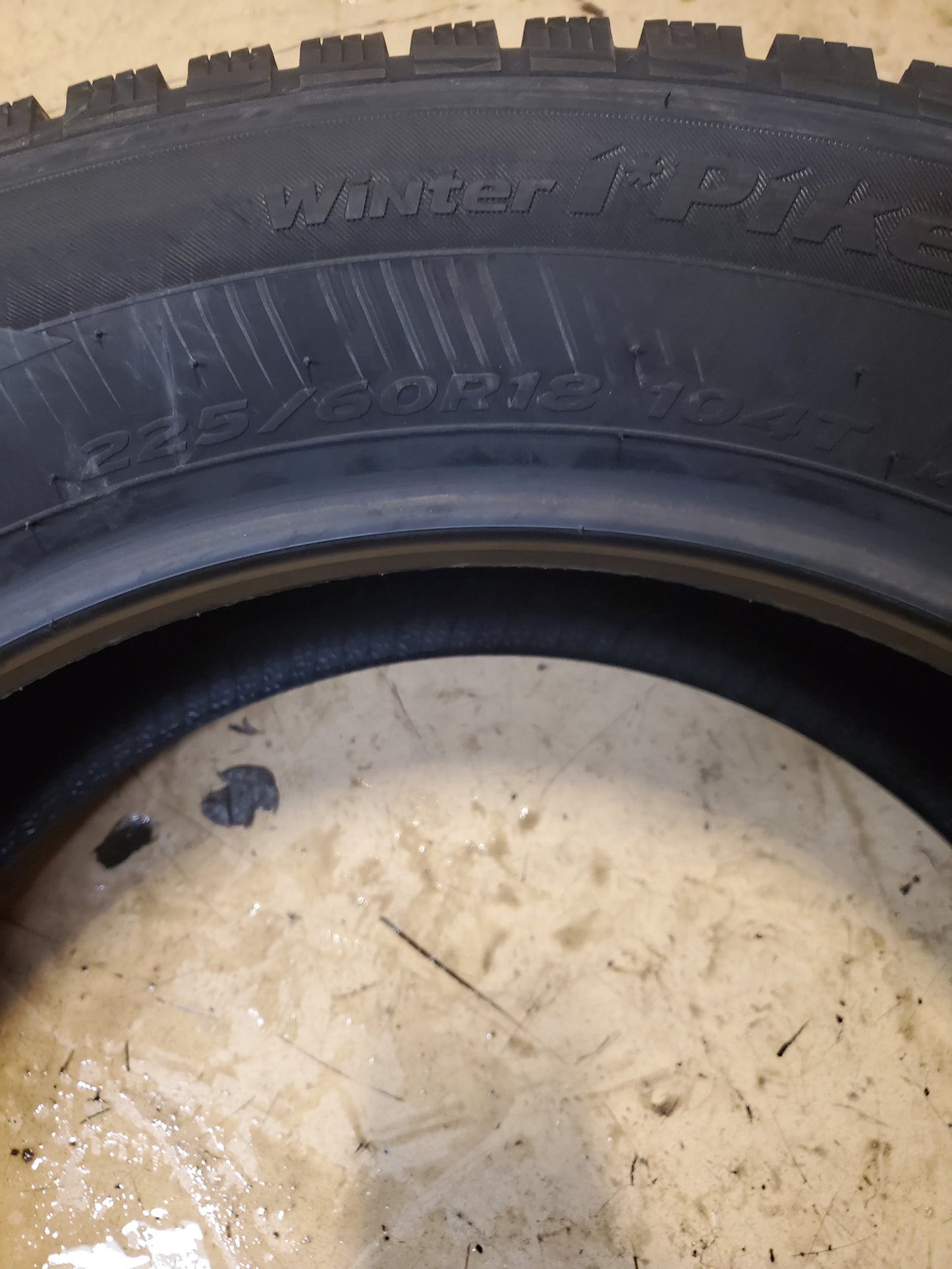 HANKOOK WINTER I PIKE X BSW P 225 60 18 104T XL WINTER TIRE 1028932