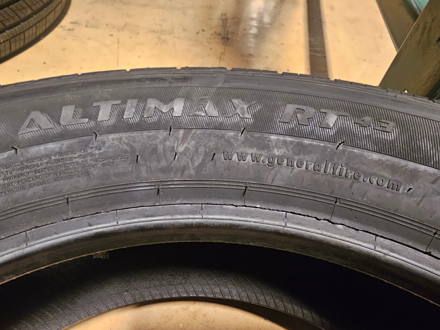 2 GENERAL ALTIMAX RT43 P 225 55 18 98H SL ALL SEASON TIRES 15497950000