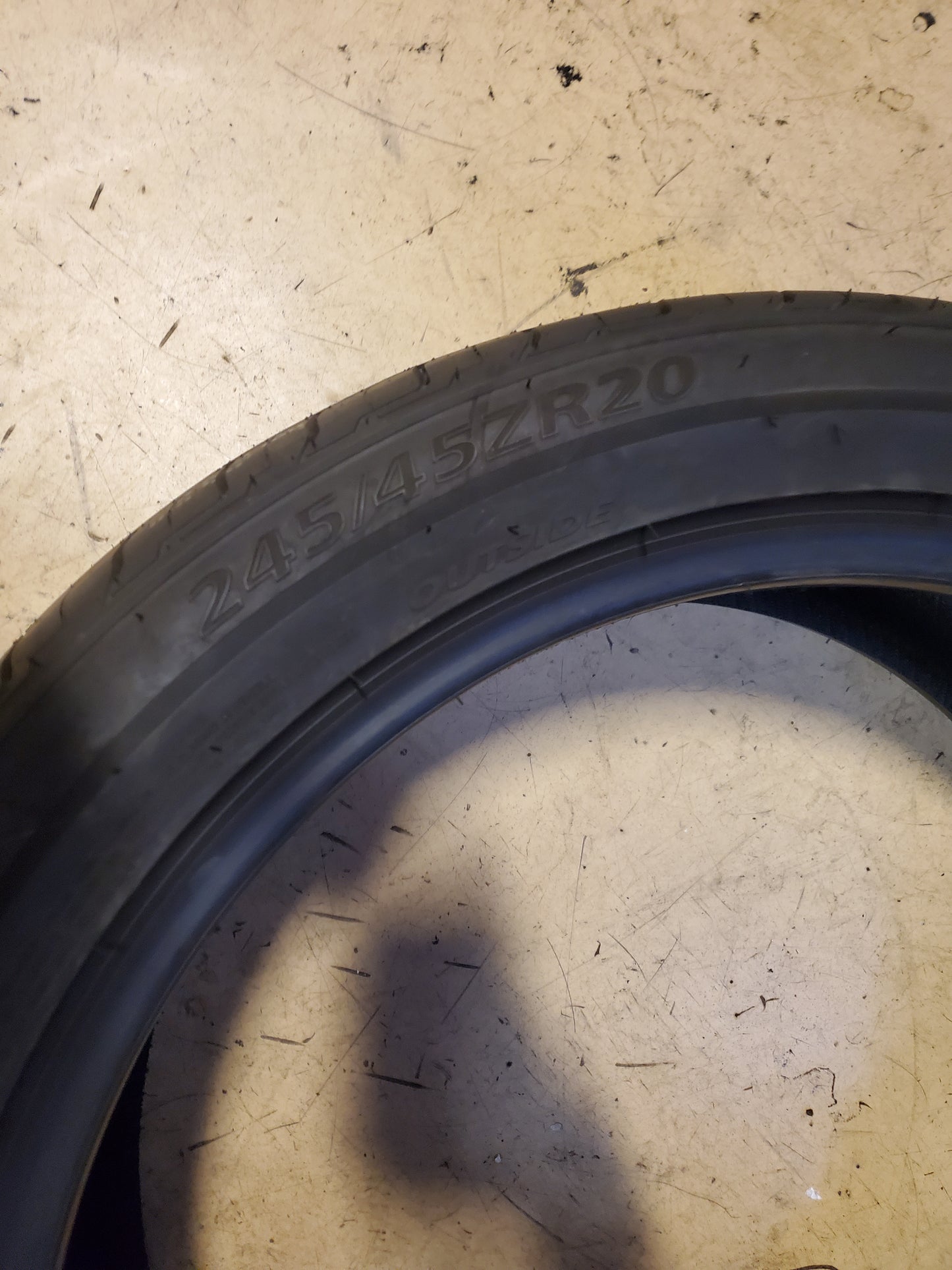 ACHILLES STREET HAWK SPORT BSW P 245 45 20 103W XL UHP TIRE ASH93
