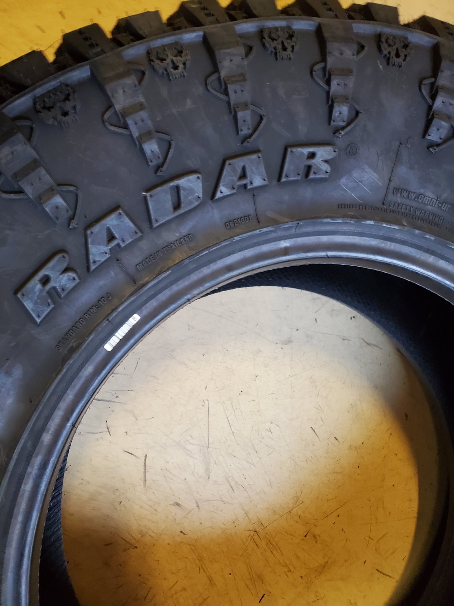 2 RADAR RENEGADE R/T BSW LT 35 12.5 18 128Q 12PLY RUGGED TERRAIN TIRE RASYTH0112