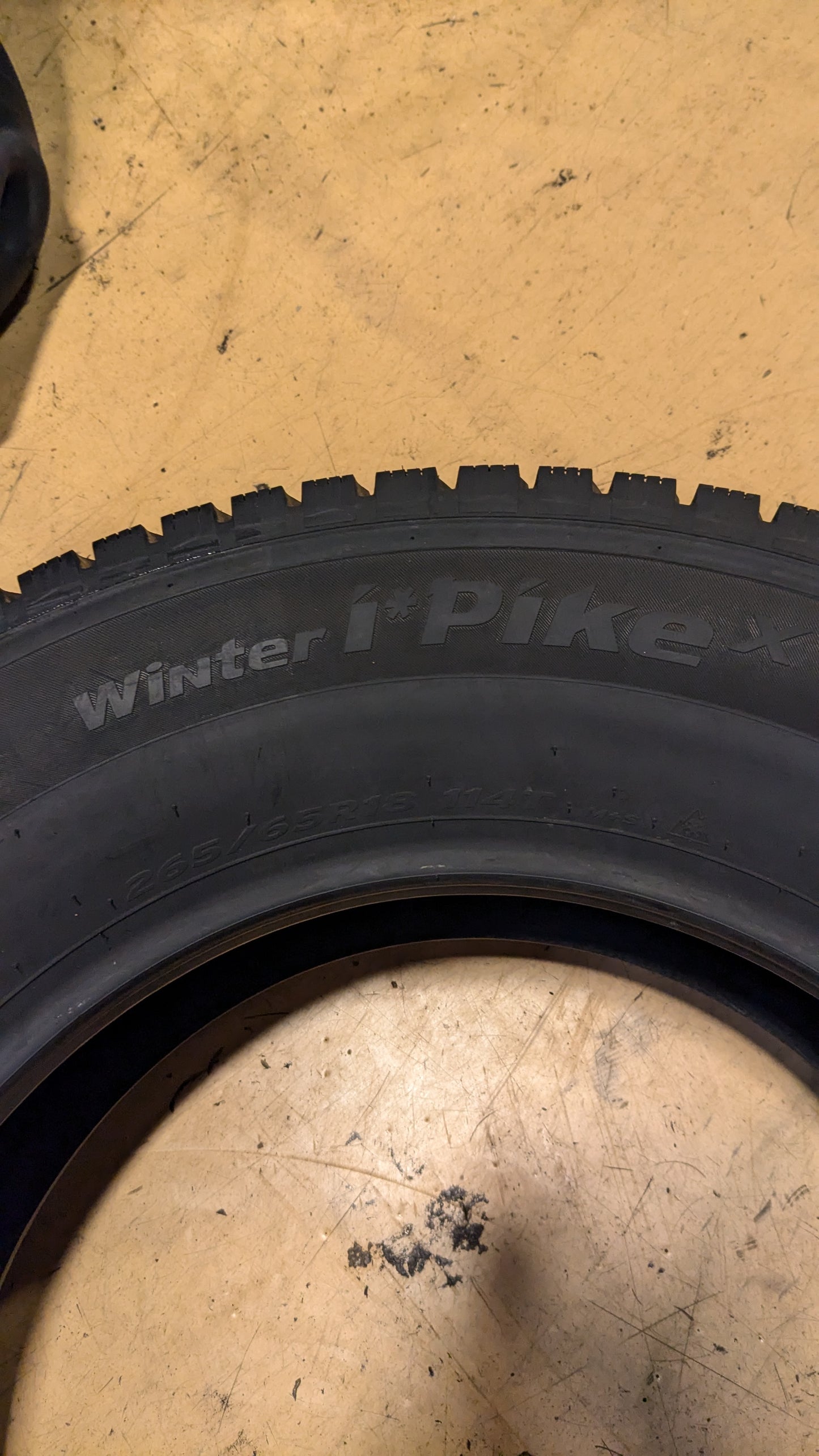 HANKOOK WINTER I PIKE X BSW P 265 65 18 114T WINTER TIRE 1028919