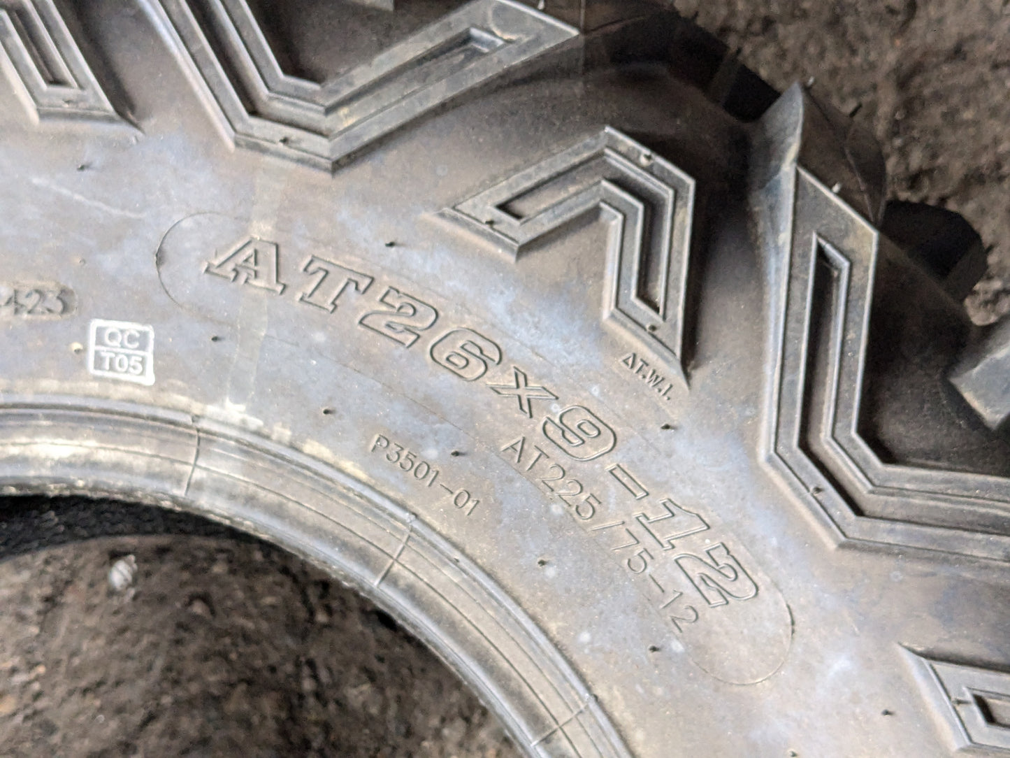 WANDA P3501 BSW AT 25 12 9 46J 6PLY ATV/UTV TIRE 10288