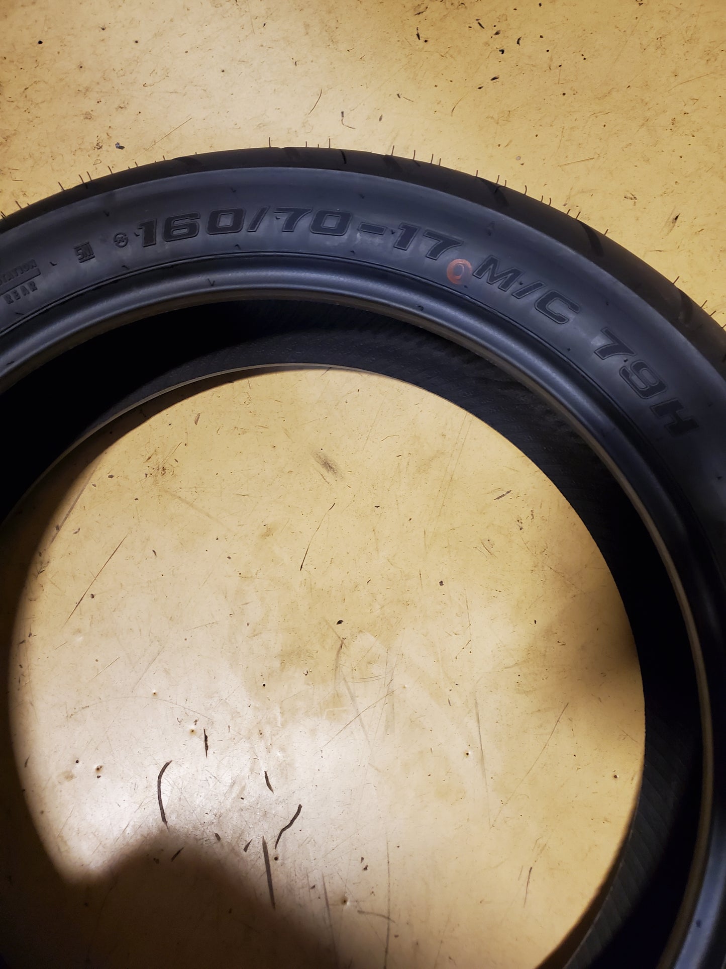 SHINKO SR777 HD BSW 160 70 17 79H REAR MOTORCYCLE TIRE 874601