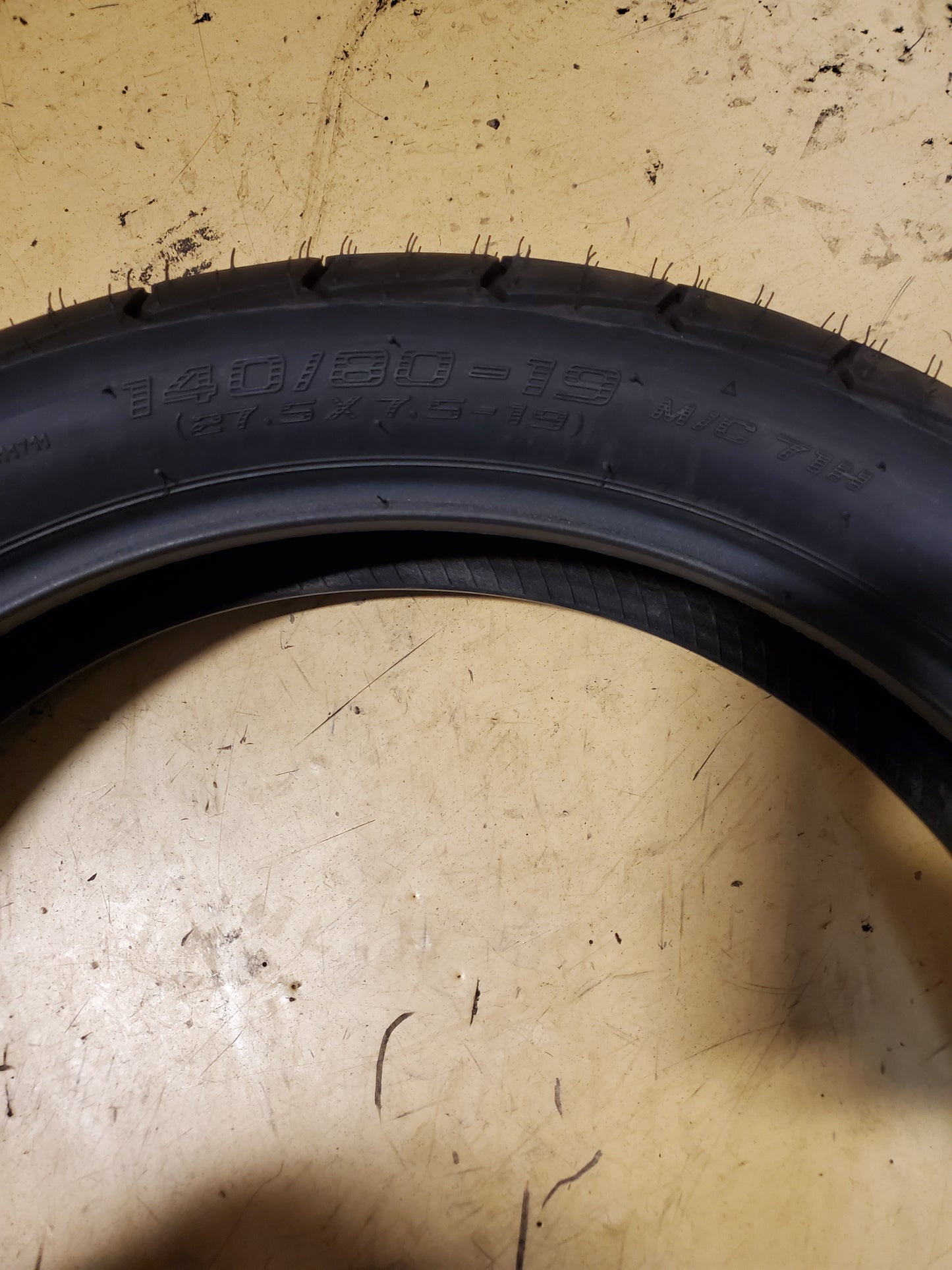 SHINKO SR268 BSW 140 80 19 71H REAR MOTORCYCLE TIRE 874751M