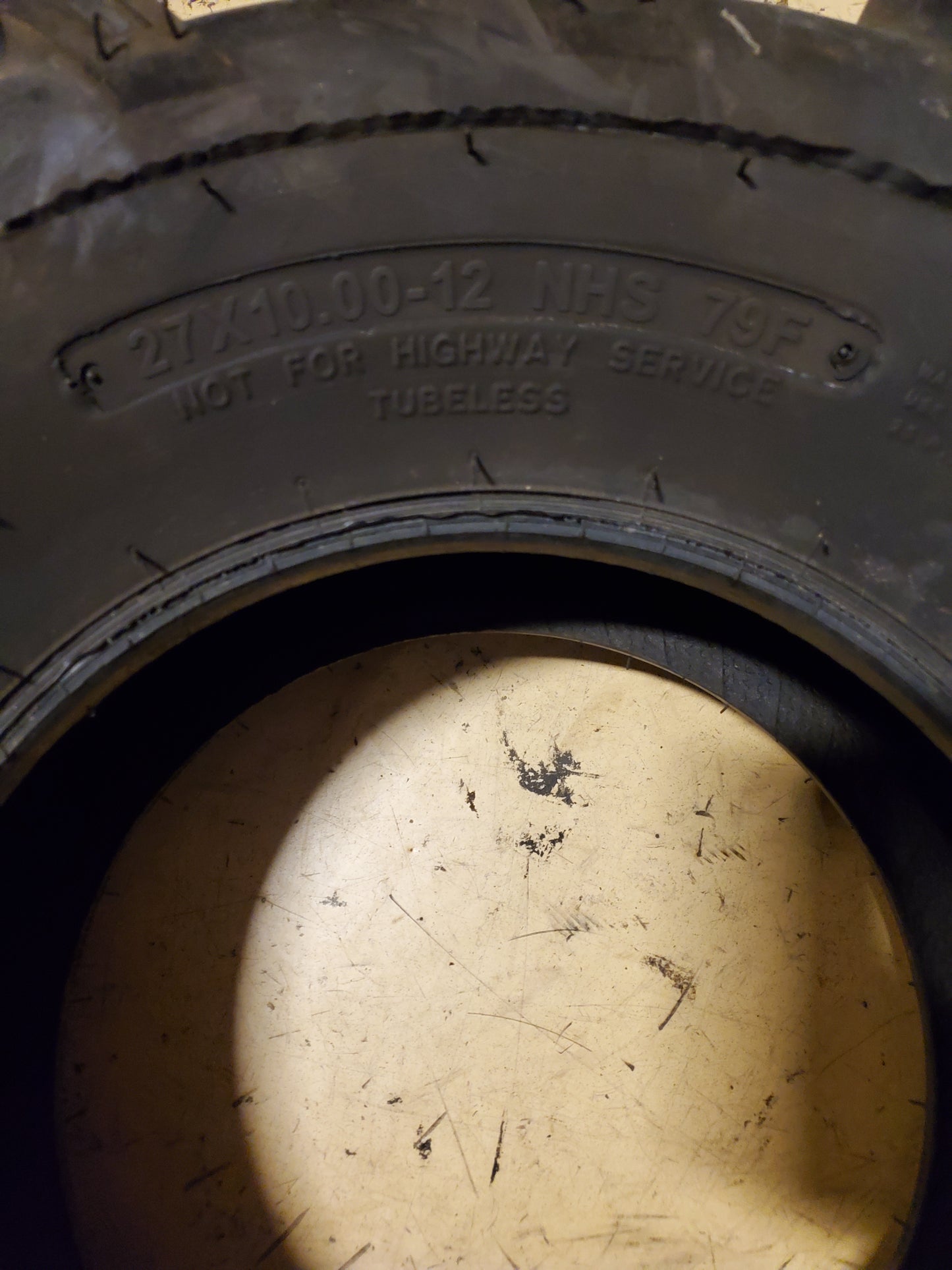 ITP MUD LITE BSW 27 10 12 79F 6PLY ATV/UTV TIRE 56A345