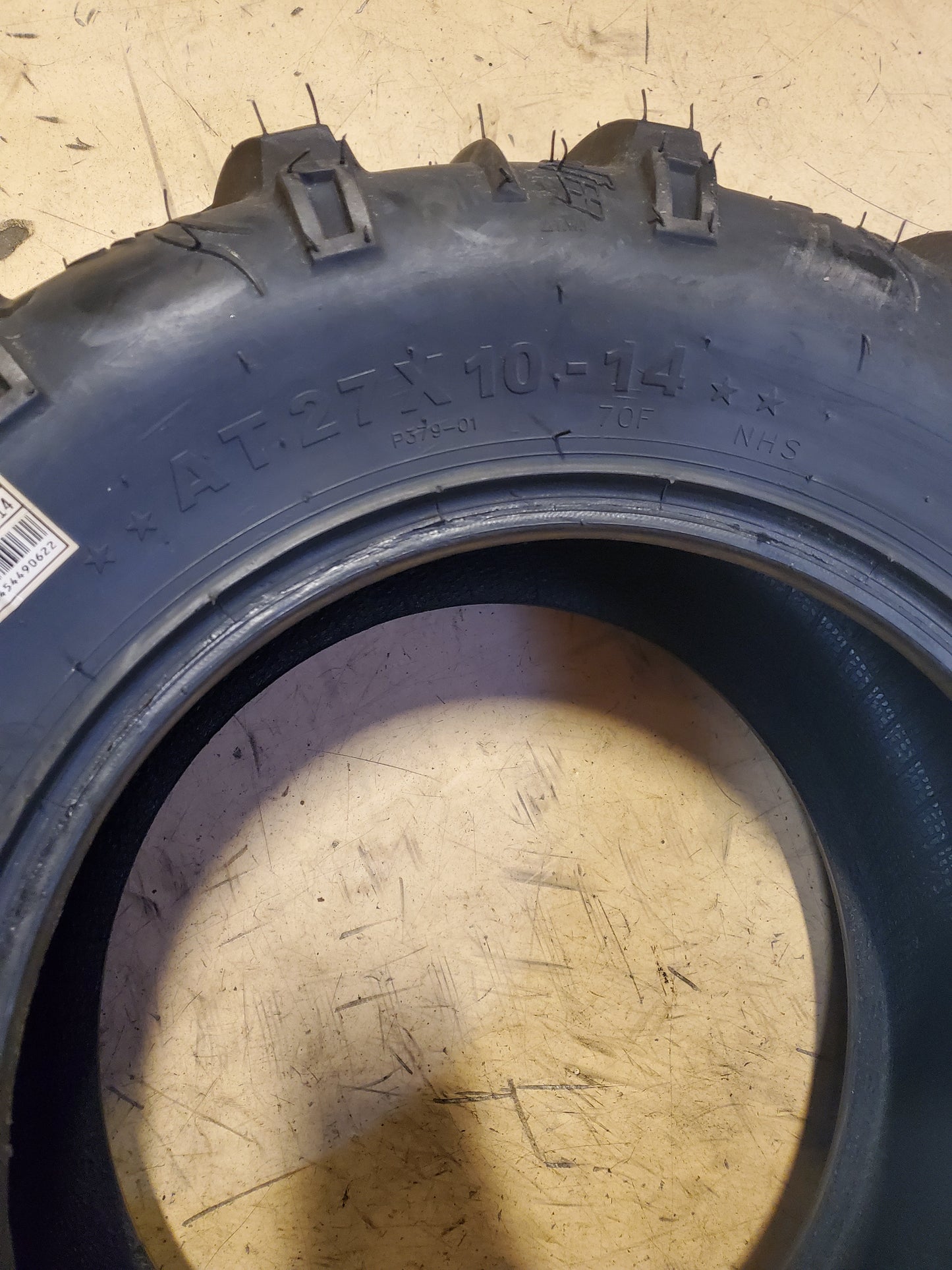 NOS EFX MOTOMAX BSW AT 27 10 14 70F 6PLY ATV/UTV TIRE MSMM271014