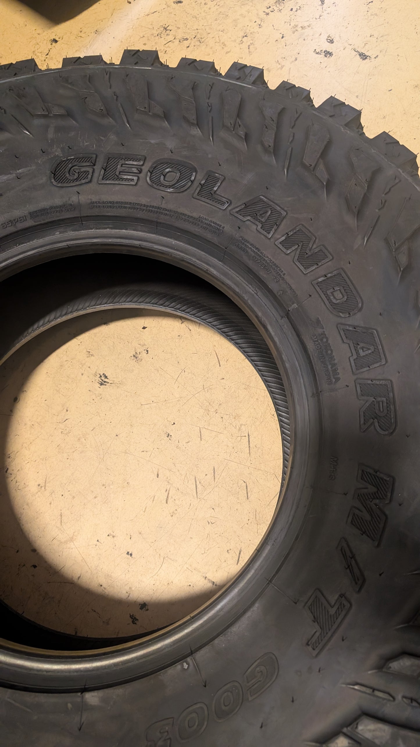YOKOHAMA GEOLANDAR M/T G003 BSW LT 315 75 16 127/124Q 10PLY MUD TIRE 110133308