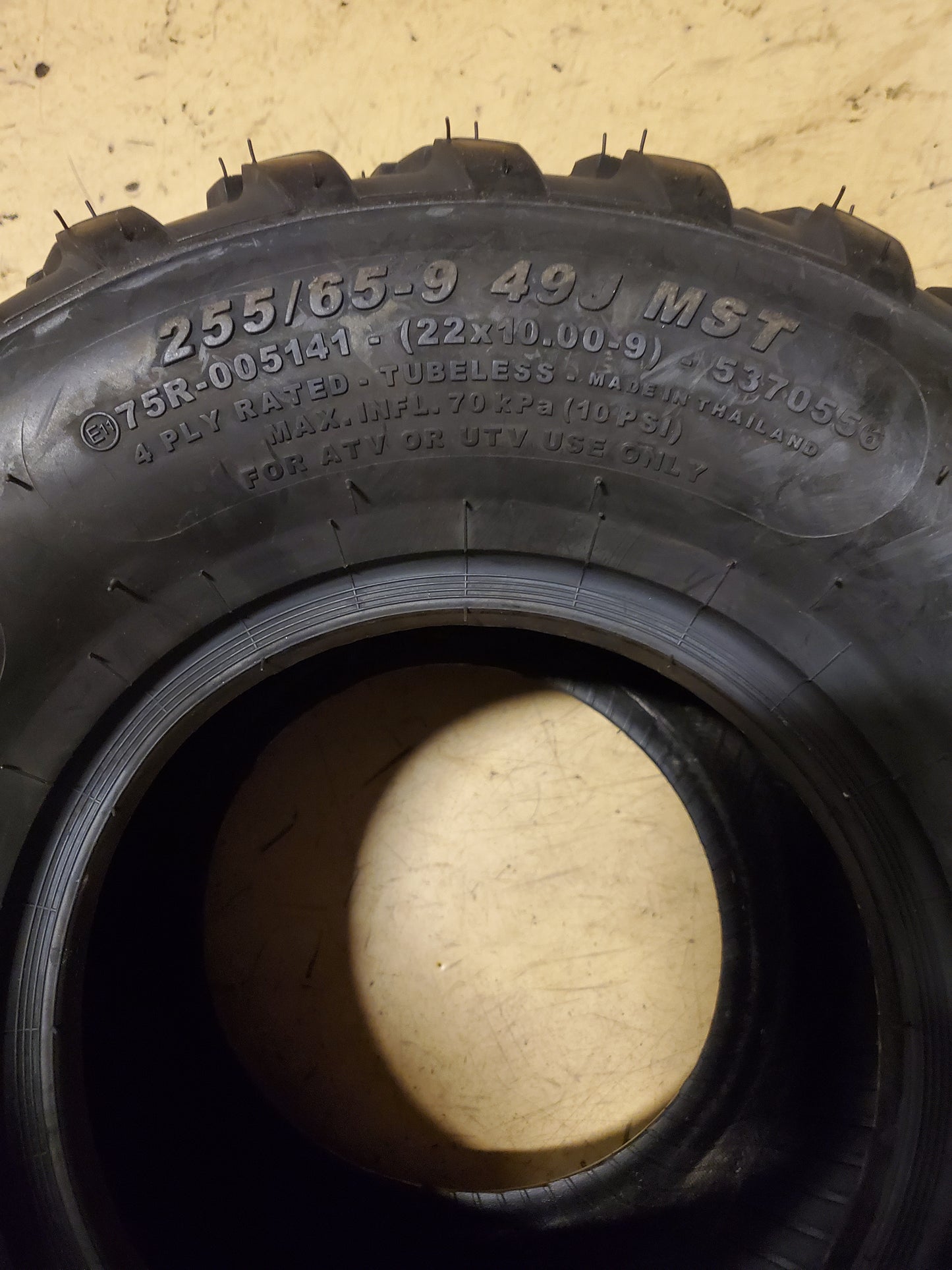 CARLSTAR TRAIL WOLF BSW 22 10 9 49J 4PLY ATV/UTV TIRE 5370556