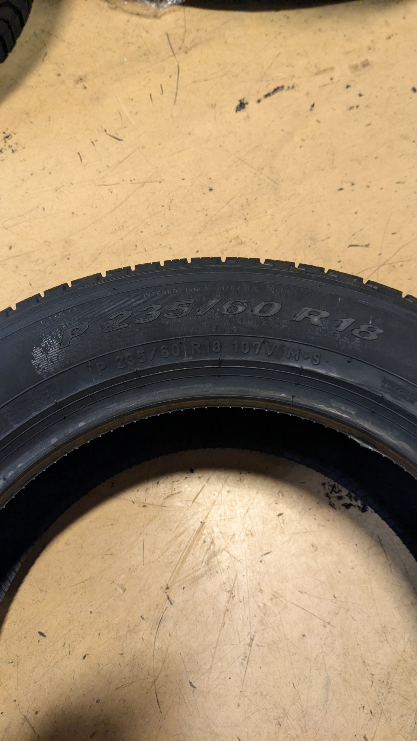 PIRELLI SCORPION VERDE A/S BSW P 235 60 18 107V XL ALL SEASON TIRE 2056000