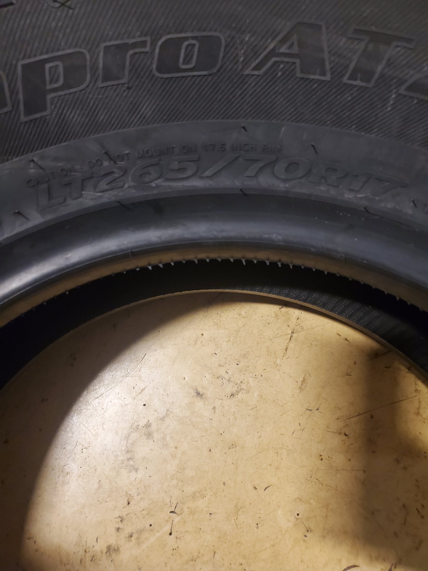 HANKOOK DYNAPRO AT2 BSW LT 265 70 17 121/118S 10PLY ALL TERRAIN TIRE 2021363