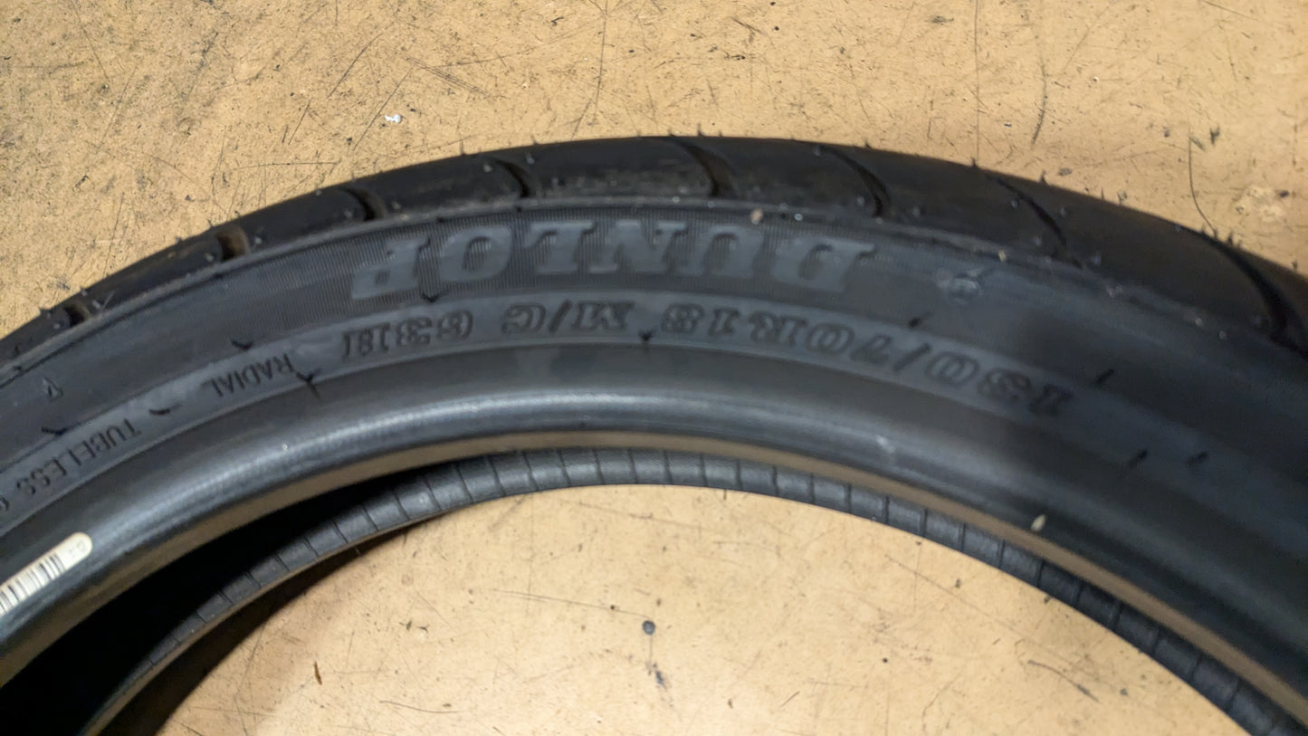 DUNLOP ELITE4 BSW P 130 70 18 M/C 63H FRONT MOTORCYCLE TIRE 45119687