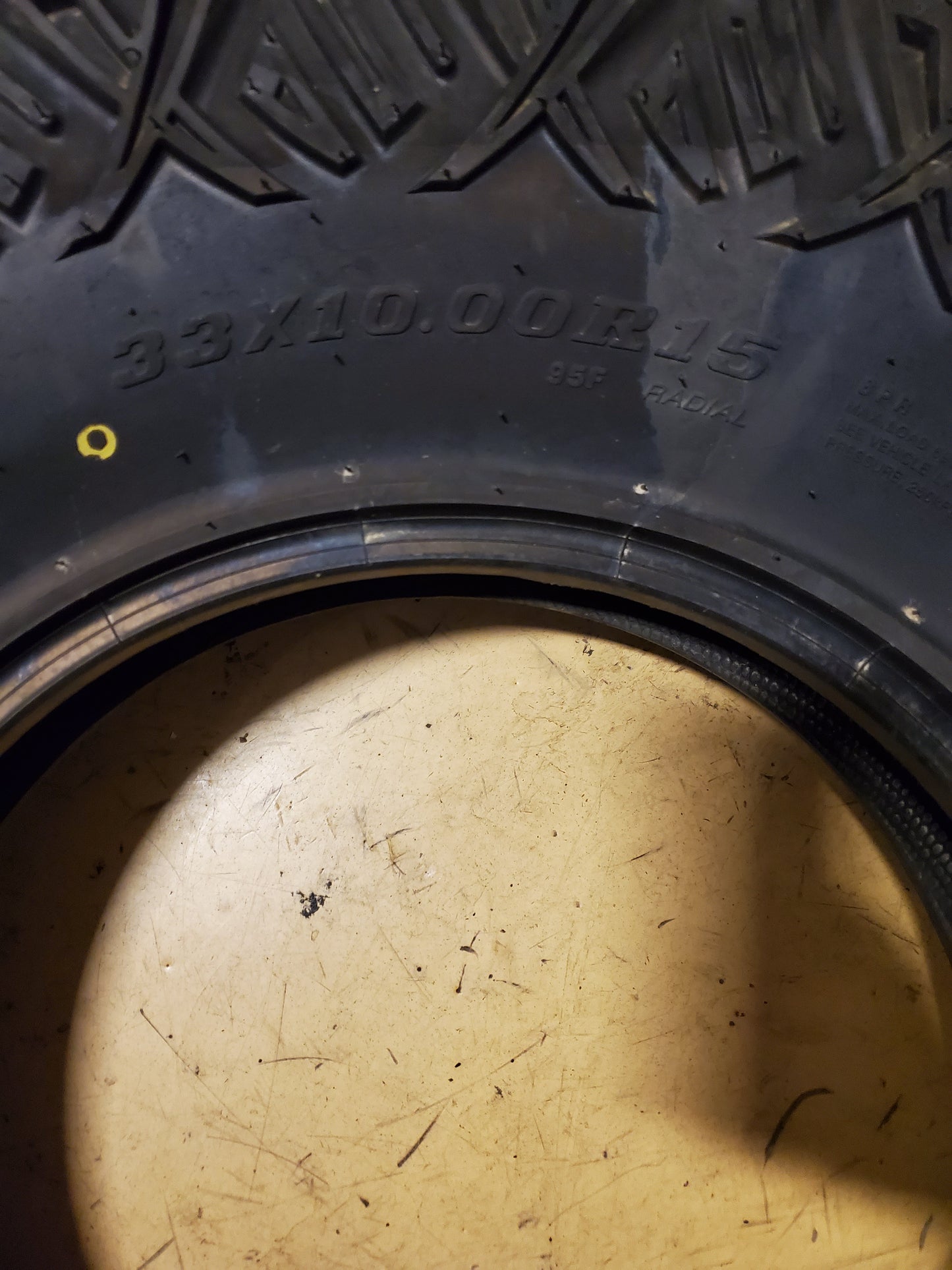 PRO ARMOR CRAWLER XR BSW 33 10 15 95F 8PLY ATV/UTV TIRE PACXR331015FS