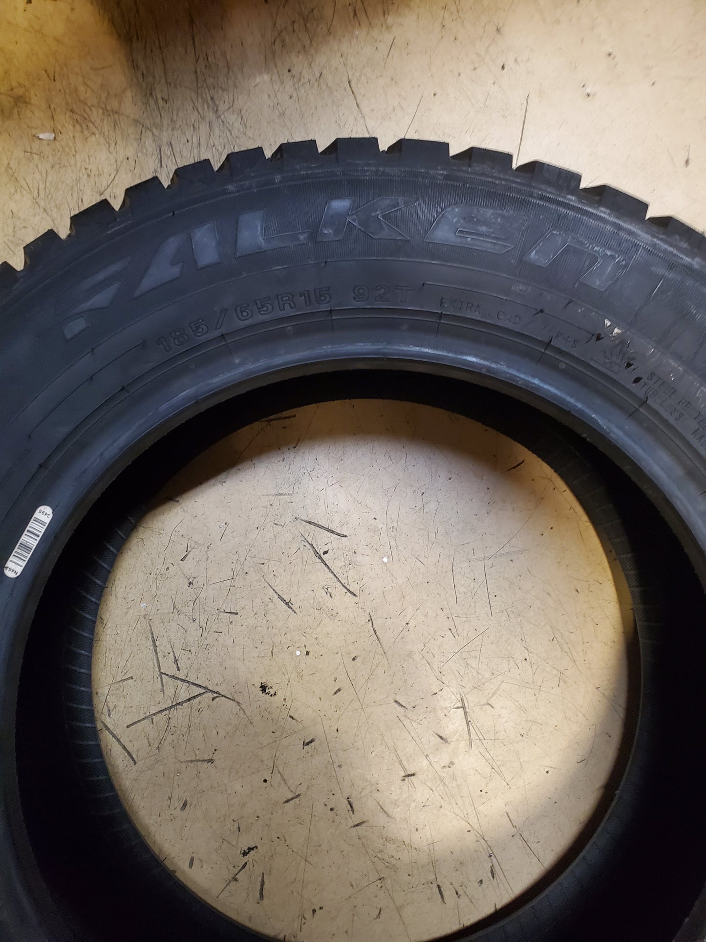 FALKEN WINTERPEAK F-ICE 1 BSW P 185 65 15 92T XL WINTER TIRE 28384542