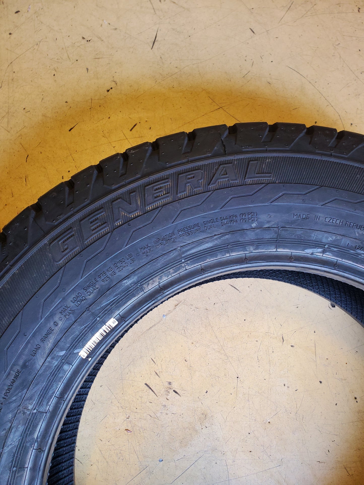 GENERAL GRABBER HD VAN BSW P 195 75 16 4PLY ALL SEASON TIRE 04603430000