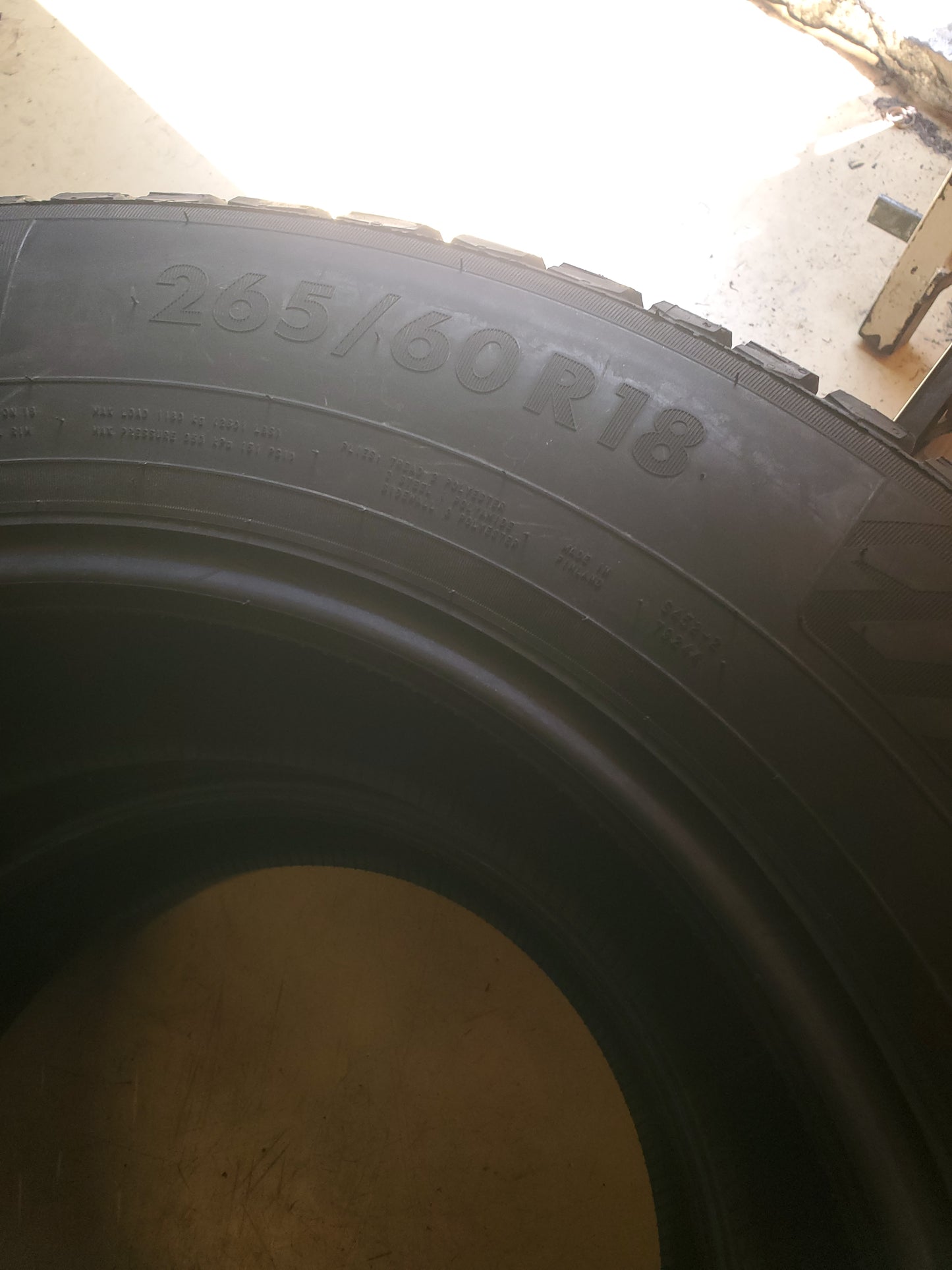 2 NORDMAN NORTH 9 SUV STUDDED BSW P 265 60 18 114T XL WINTER TIRE TS32833