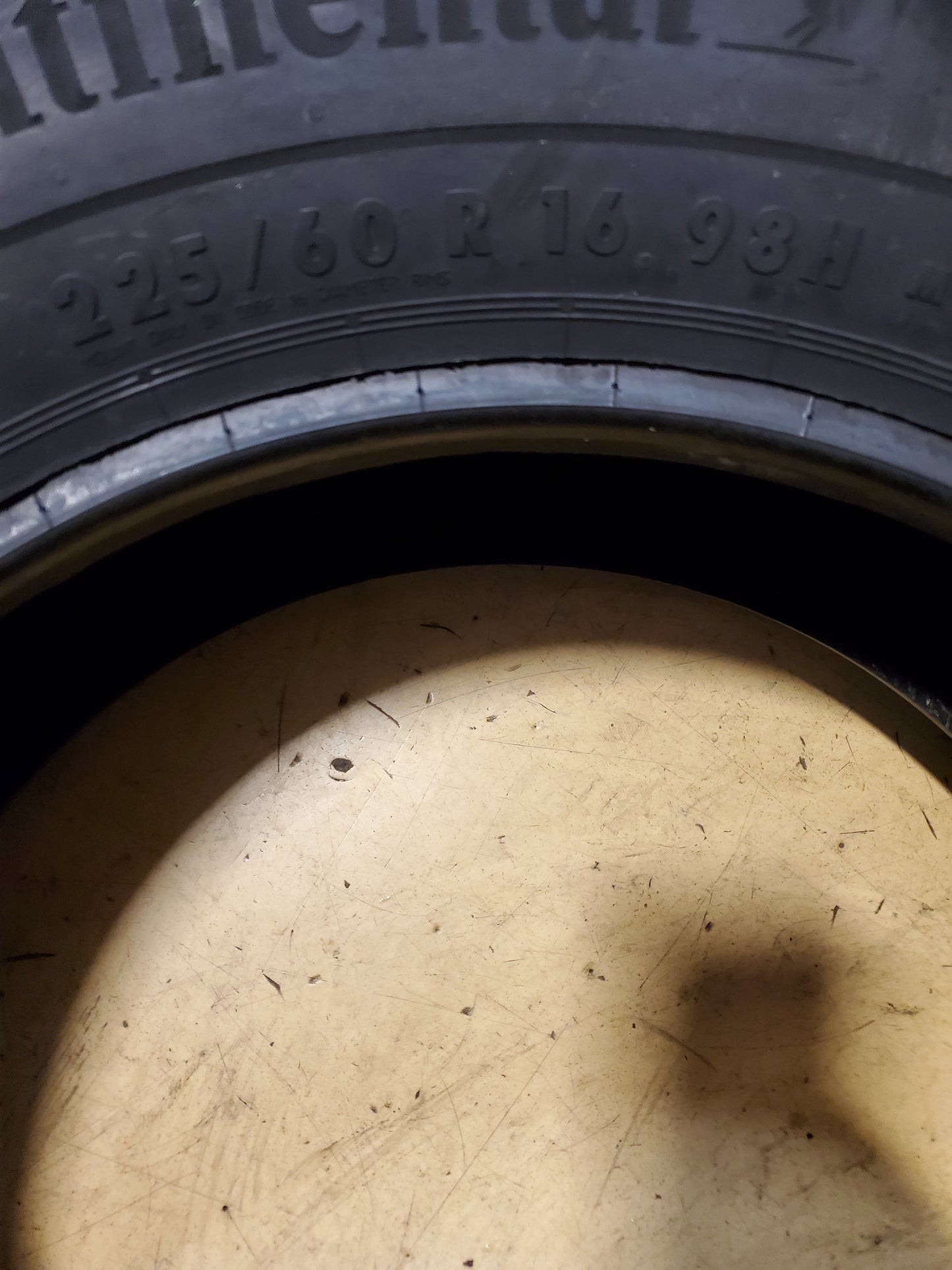 CONTINENTAL CONTROL CONTACT TOUR M A/S P 225 60 16 98H TIRE 15575440000