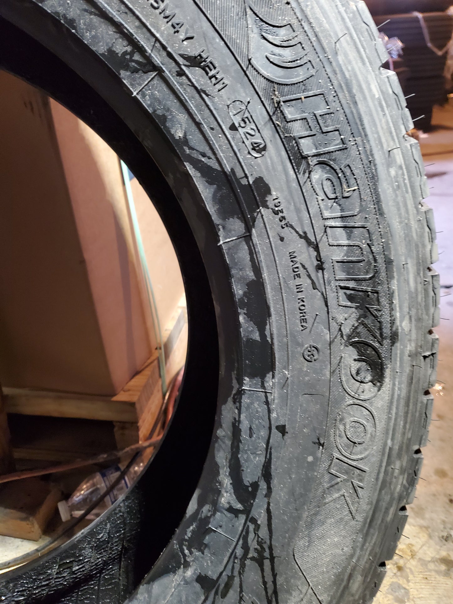HANKOOK SMART FLEX DH35 BSW P 225 70 19.5 128/126N 14PLY DRIVE TIRE 3003438