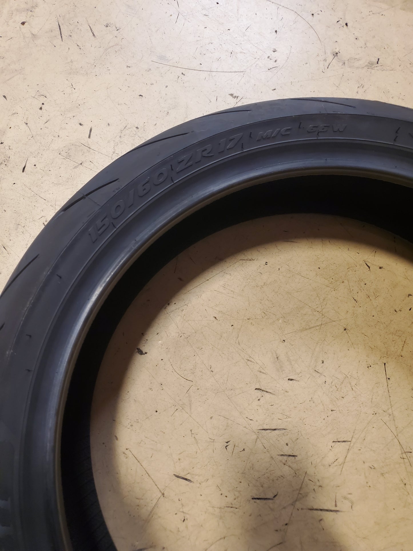 PIRELLI DIABLO ROSSO III BSW 150 60 17 66W REAR MOTORCYCLE TIRE 1638650005