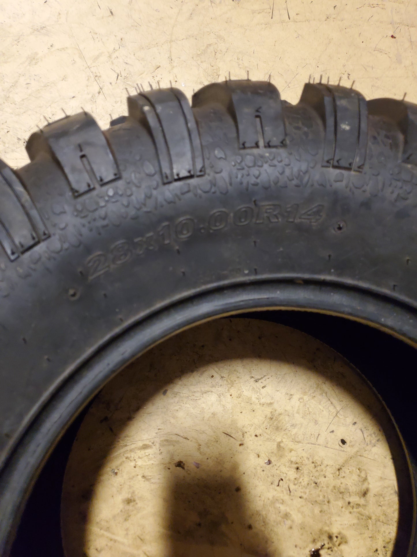 NOS KENDA MASTODON HT K3201 BSW 28 10 14 8PLY ATV/UTV TIRE 0832011402D1