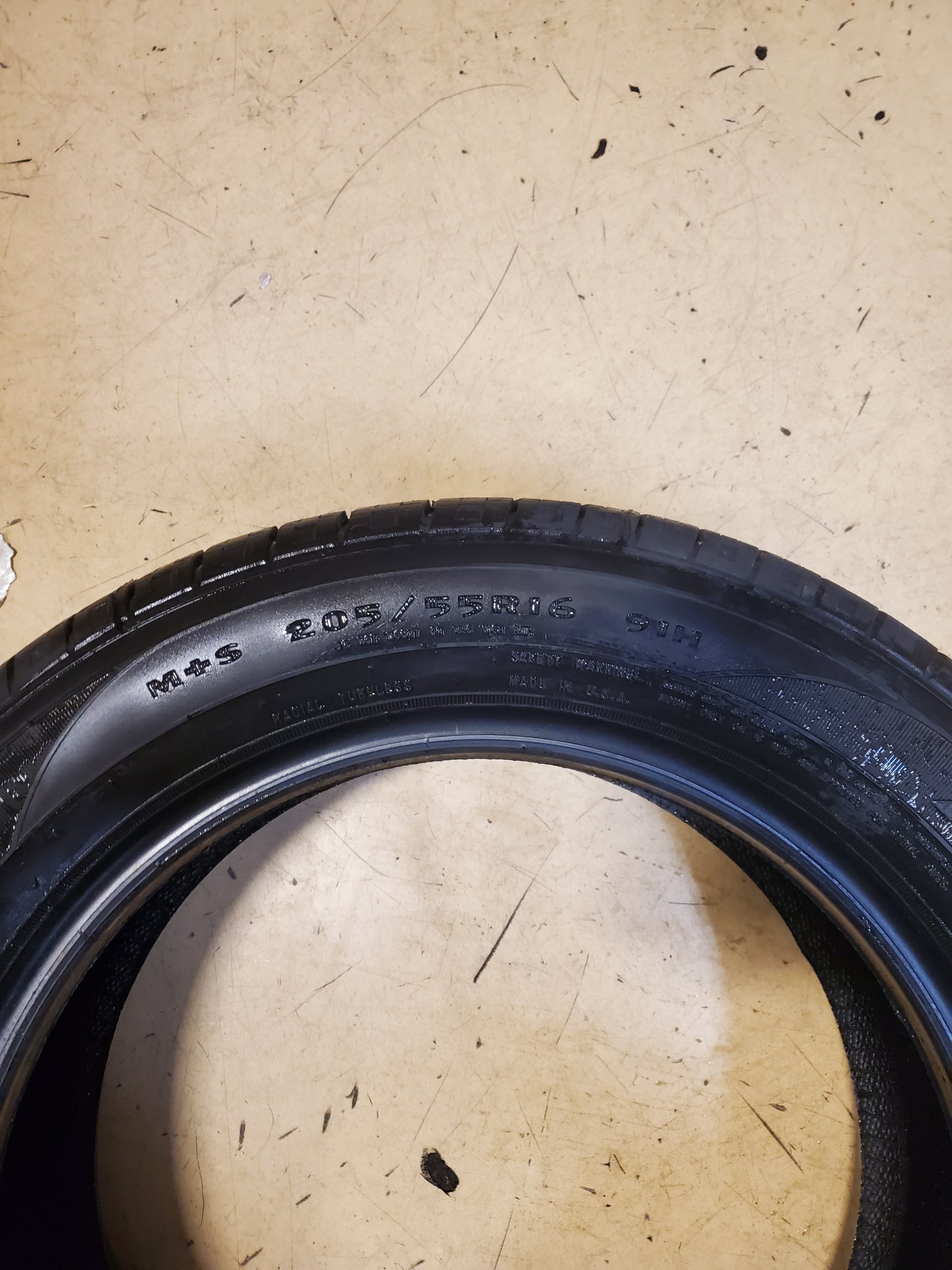 4 GOODYEAR ASSURANCE ALL SEASON BSW P 205 55 16 91H TIRE 407781374