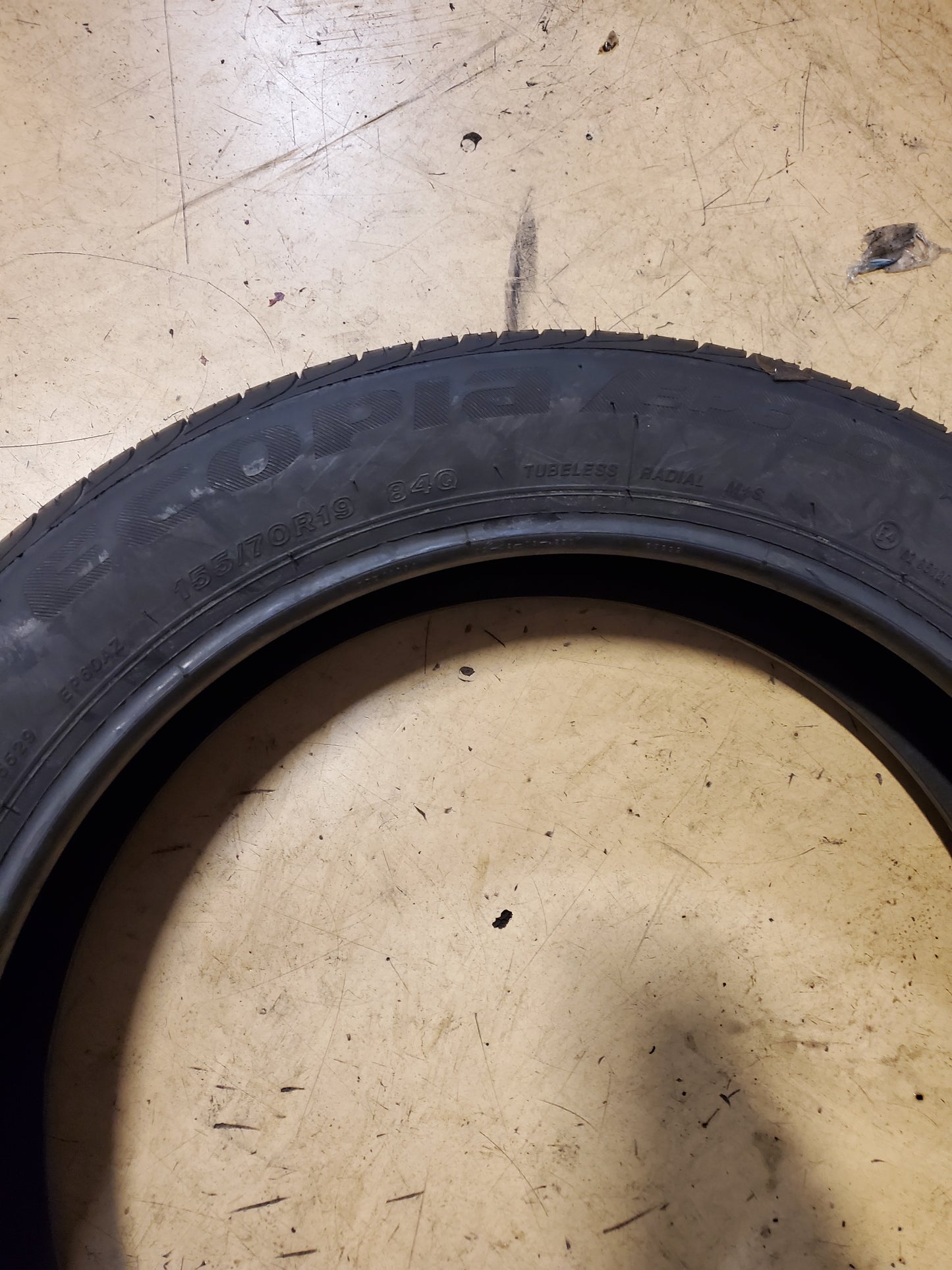 BRIDGESTONE ECOPIA EP600 BSW P 155 70 19 84Q ALL SEASON TIRE 001475