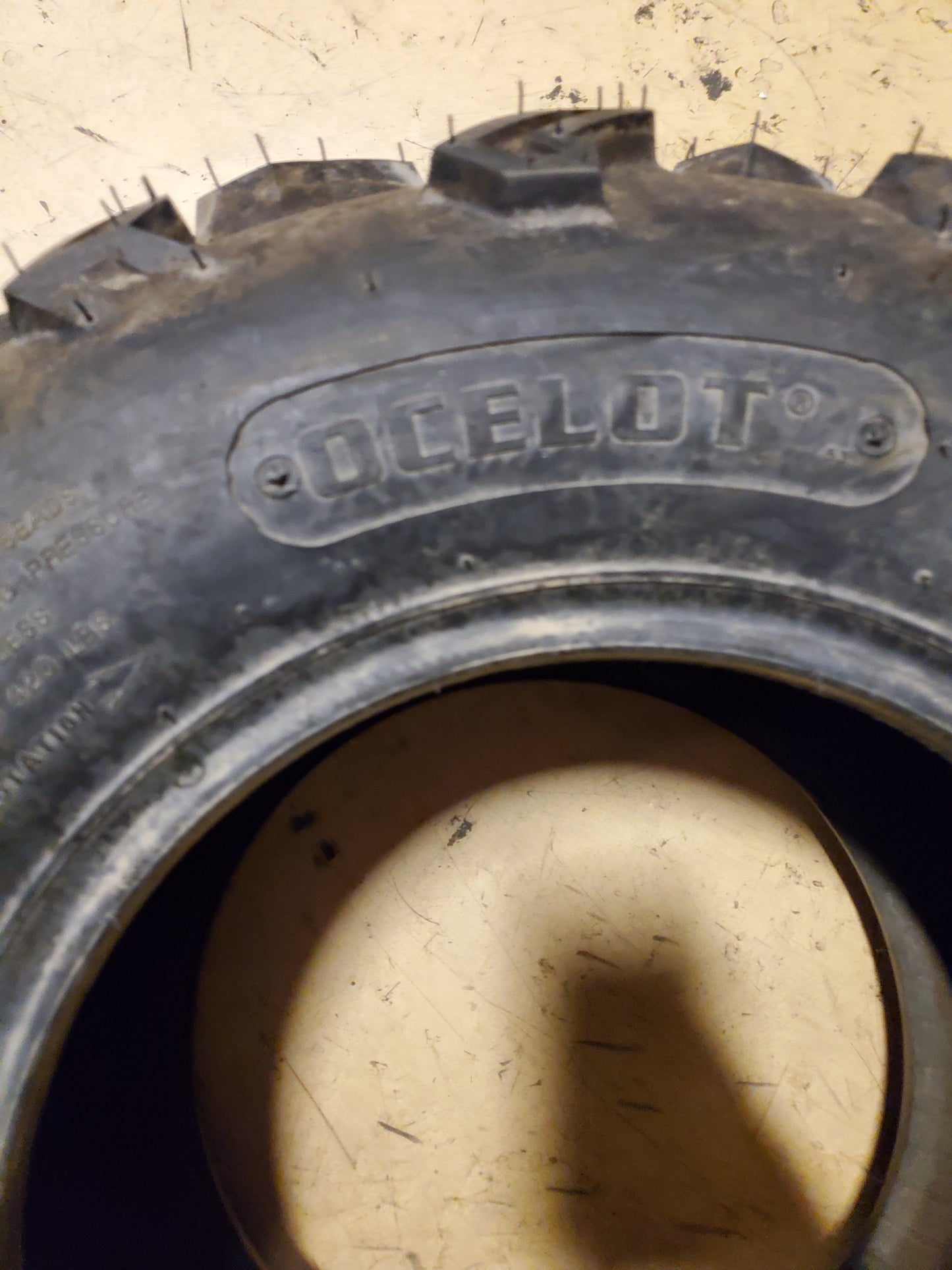 OCELOT BLACK DIAMOND ATR BSW AT 25 10 12 6PLY ATV/UTV TIRE 748T3731250