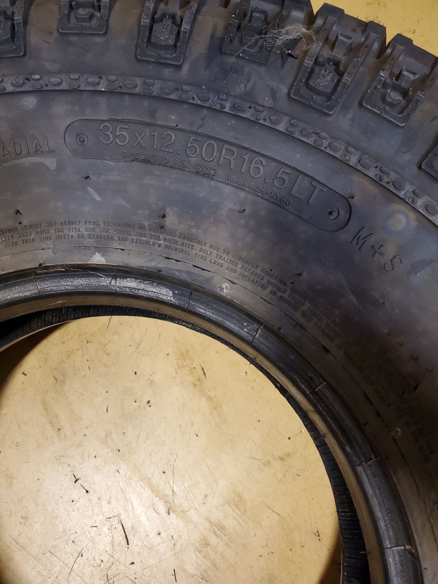 INTERCO VORTRAC BSW LT 35 12.5 16.5 ALL TERRAIN TIRE VOR33R