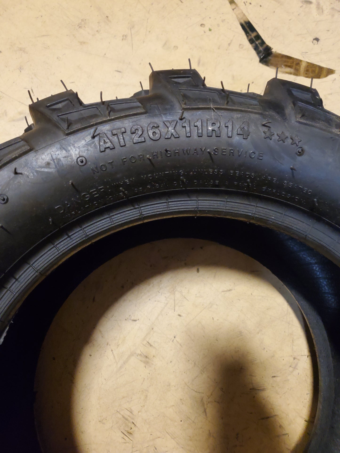 CARLISLE POLARIS PXT BSW AT 26 11 14 ATV/UTV TIRE 560357
