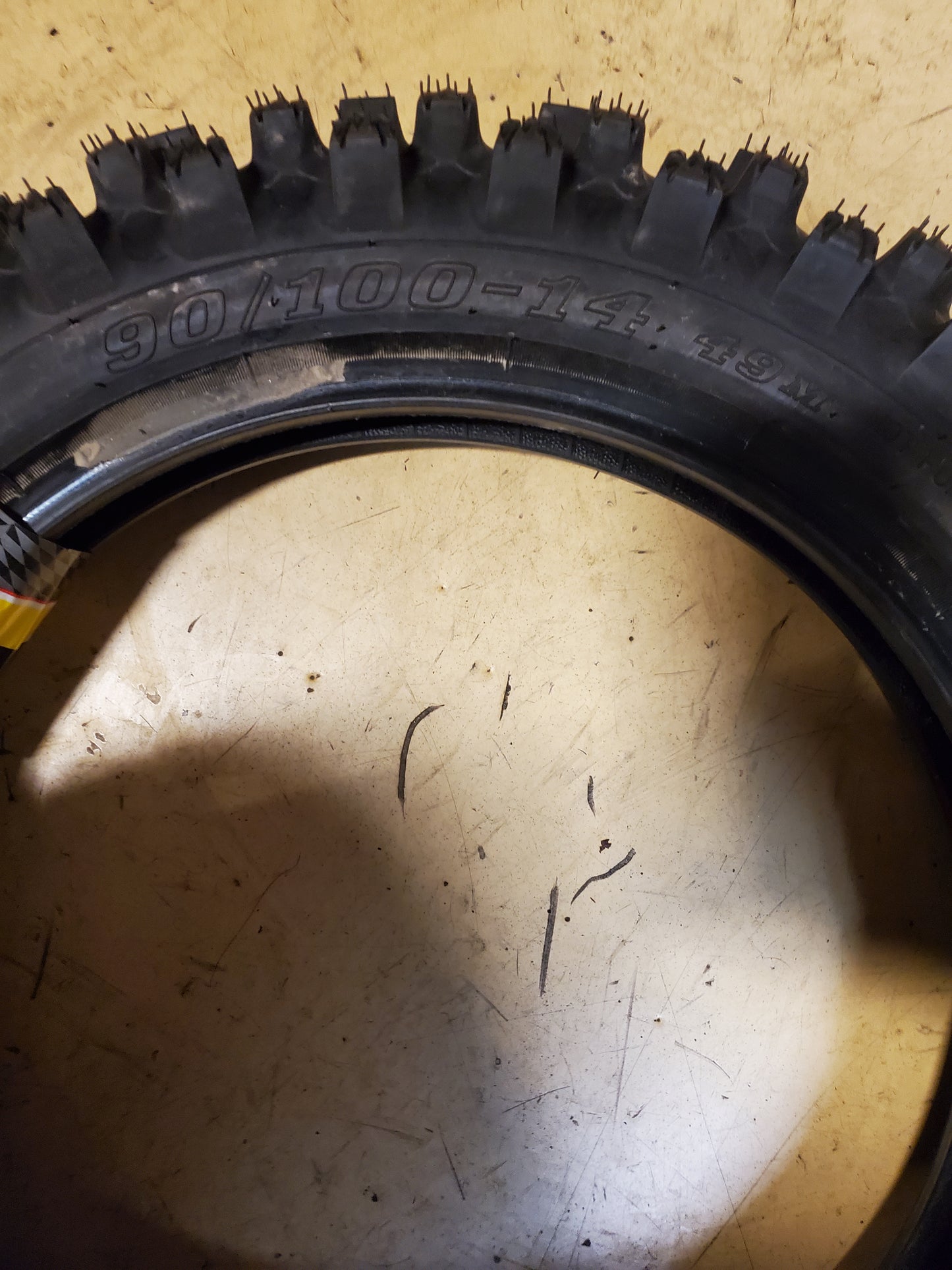 DUNLOP GEOMAX MX34 BSW 90 100 14 49M DIRT BIKE TIRE 45273508