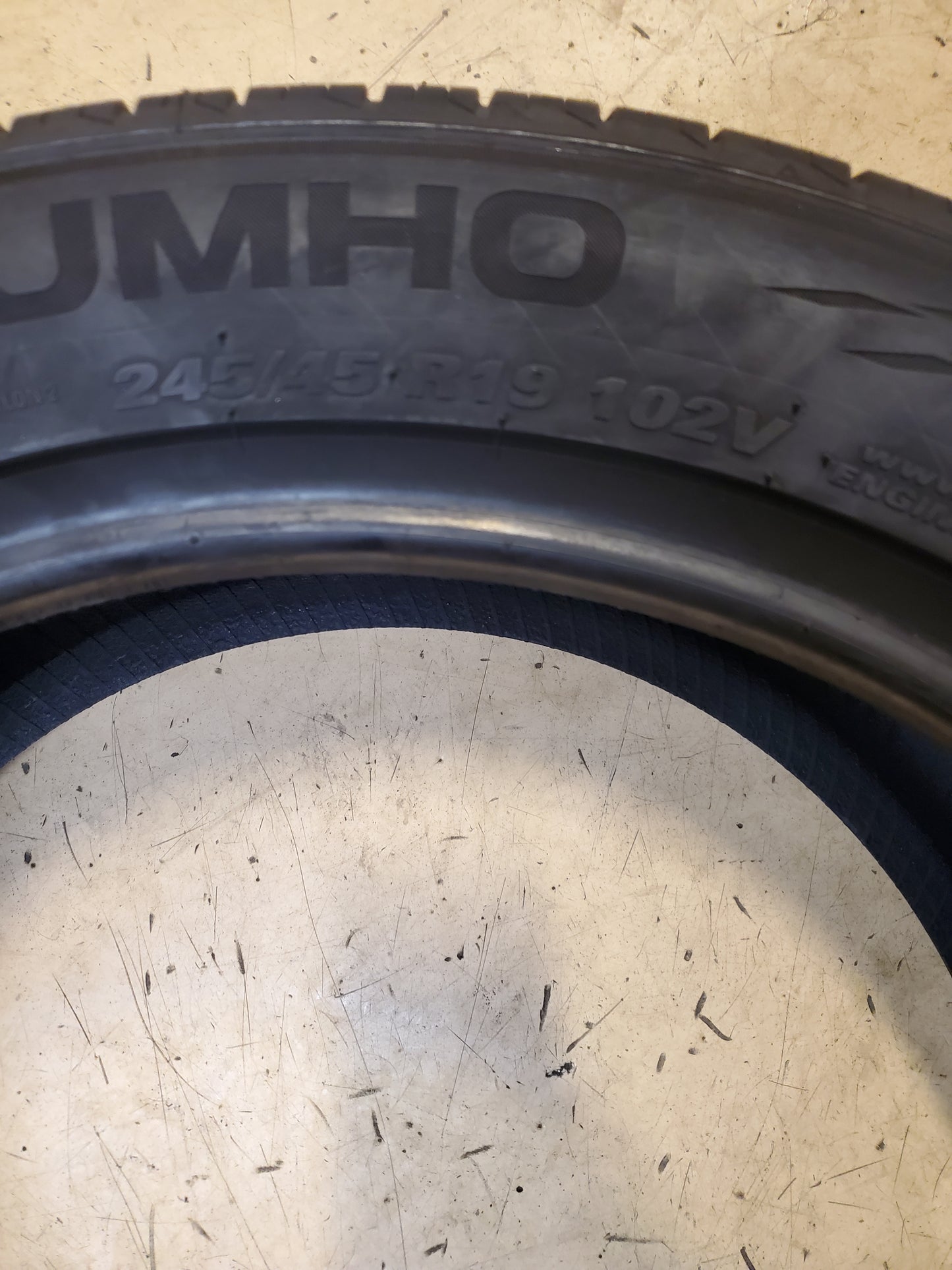 KUMHO SOLUS TA51A BSW P 245 45 19 102V XL ALL SEASON TIRE 2346753